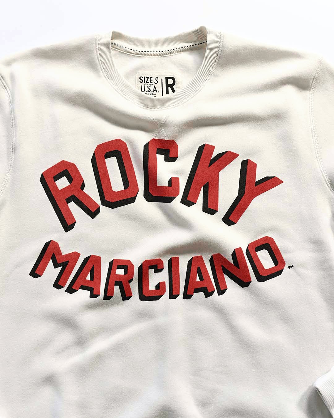 Rocky Marciano Undefeated Champ White Sweatshirt - Roots of Fight
