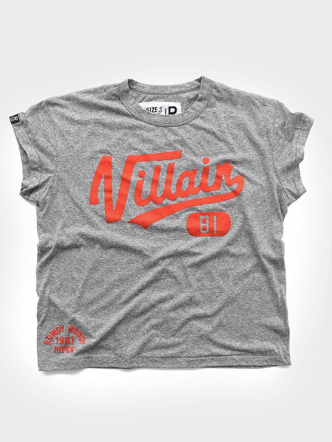 Roddy Piper Villain Women's Grey Tee - Roots of Fight