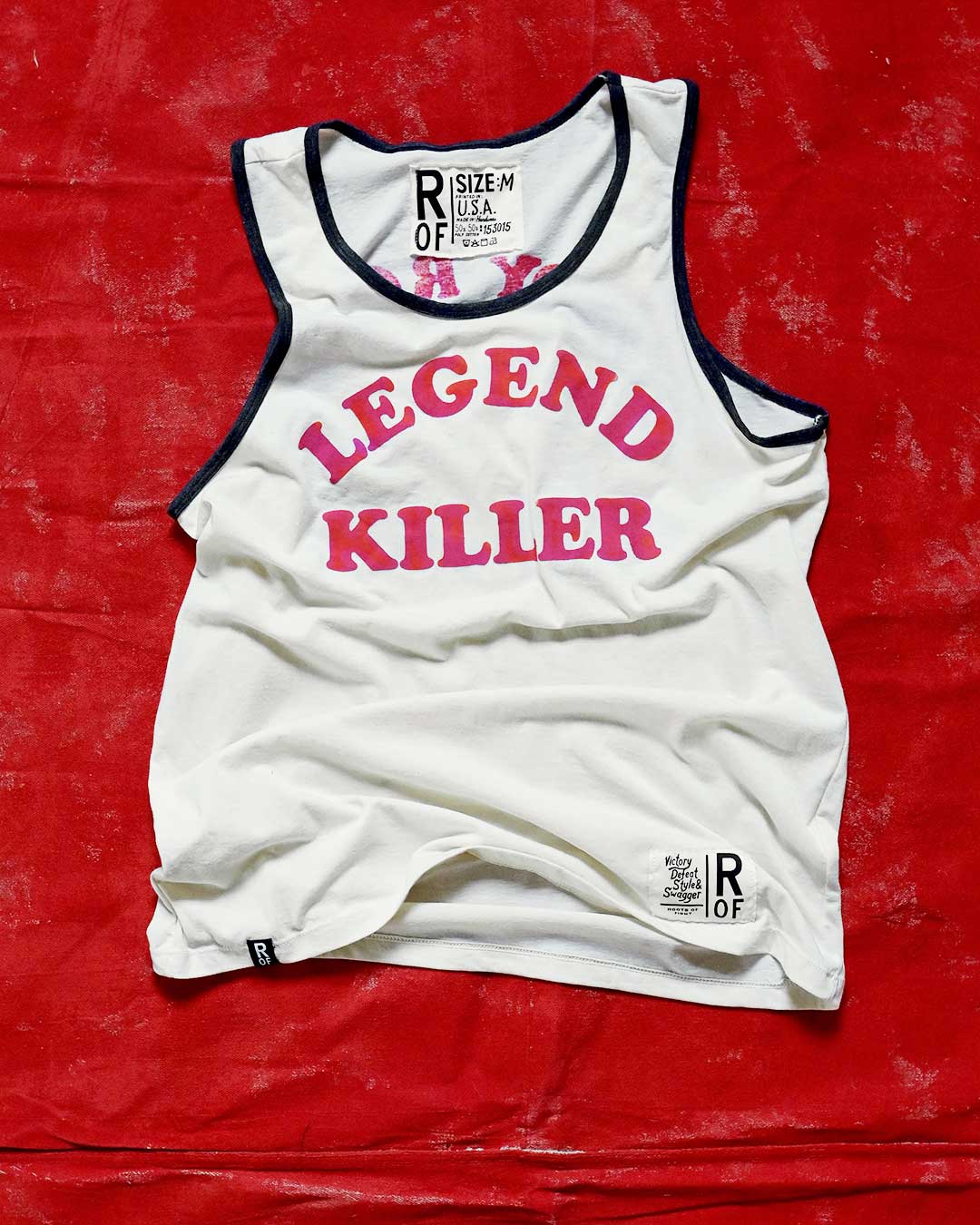 Rowdy Roddy Legend Killer White Tank