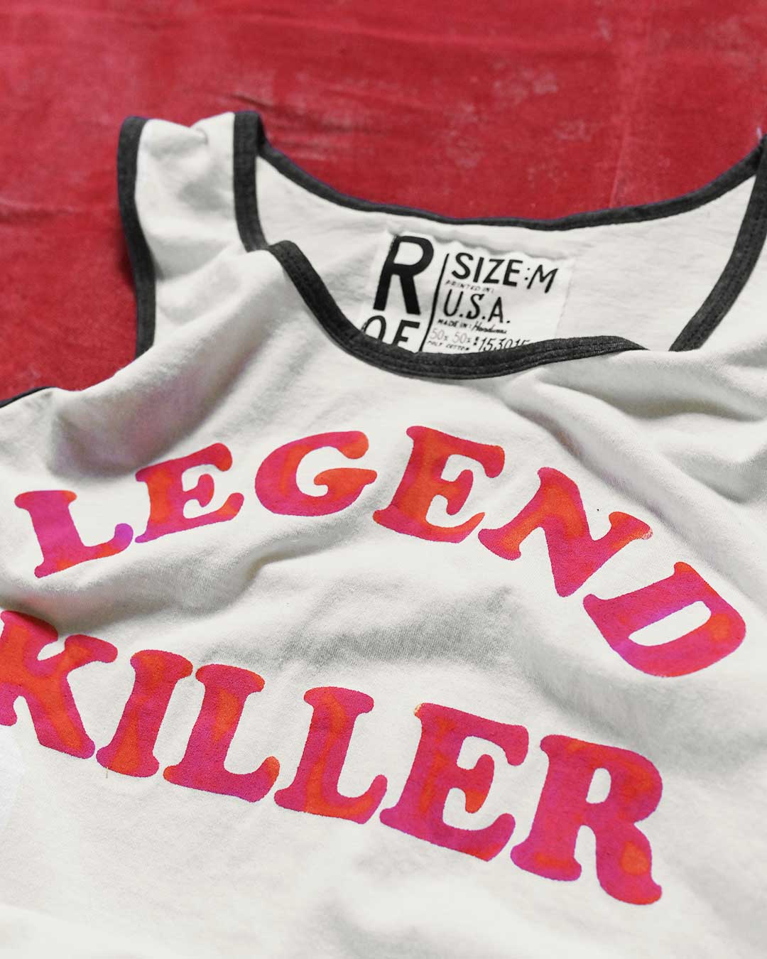 Rowdy Roddy Legend Killer White Tank
