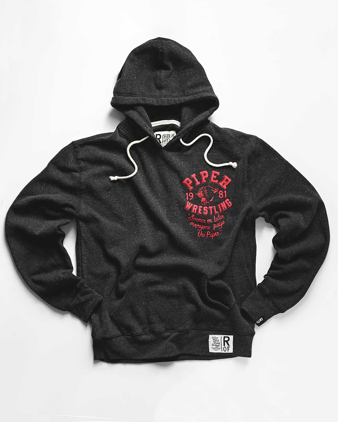 Rowdy Roddy Piper Everyone Pays Black PO Hoody - Roots of Fight