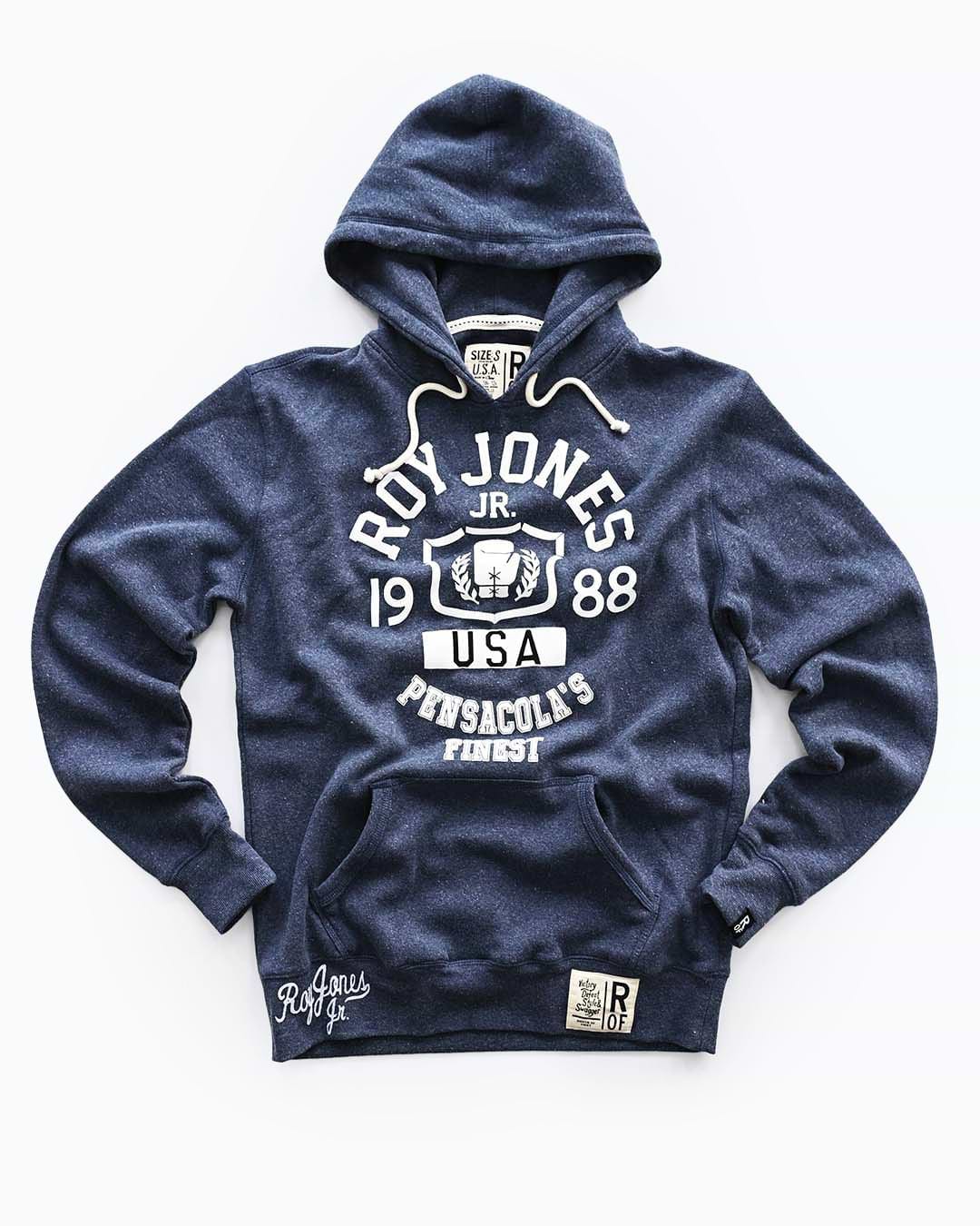 Roy Jones Jr. '88 Blue PO Hoody - Roots of Fight