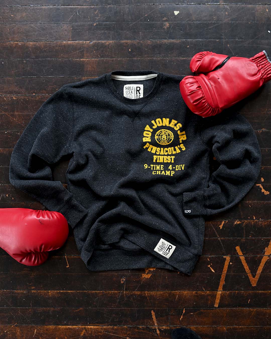 Roy Jones Jr. 9x Champ Black Sweatshirt - Roots of Fight