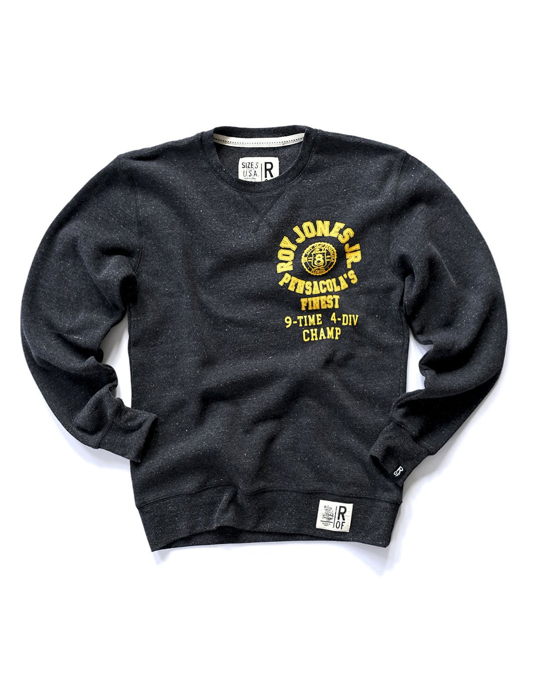 Roy Jones Jr. 9x Champ Black Sweatshirt - Roots of Fight