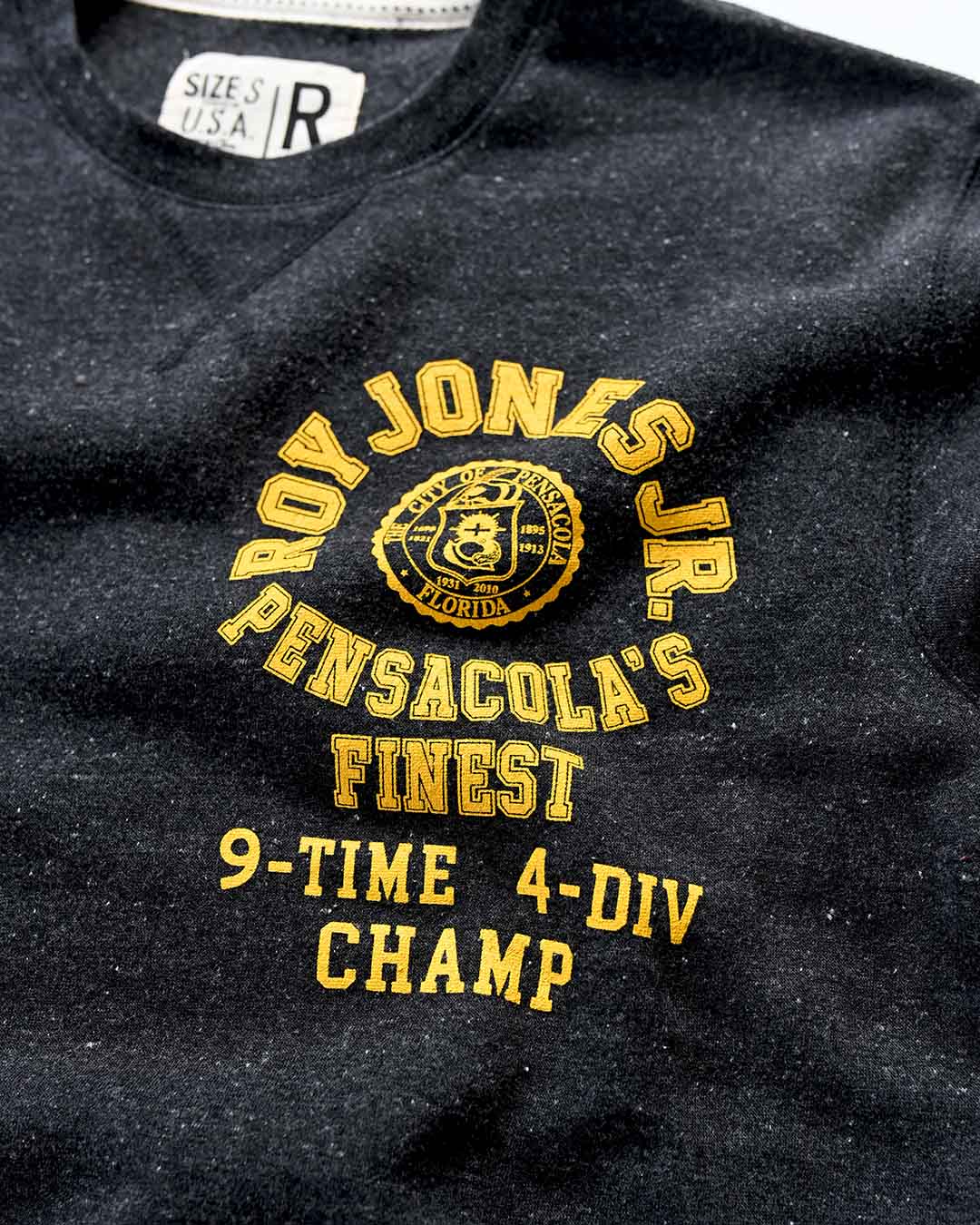 Roy Jones Jr. 9x Champ Black Sweatshirt