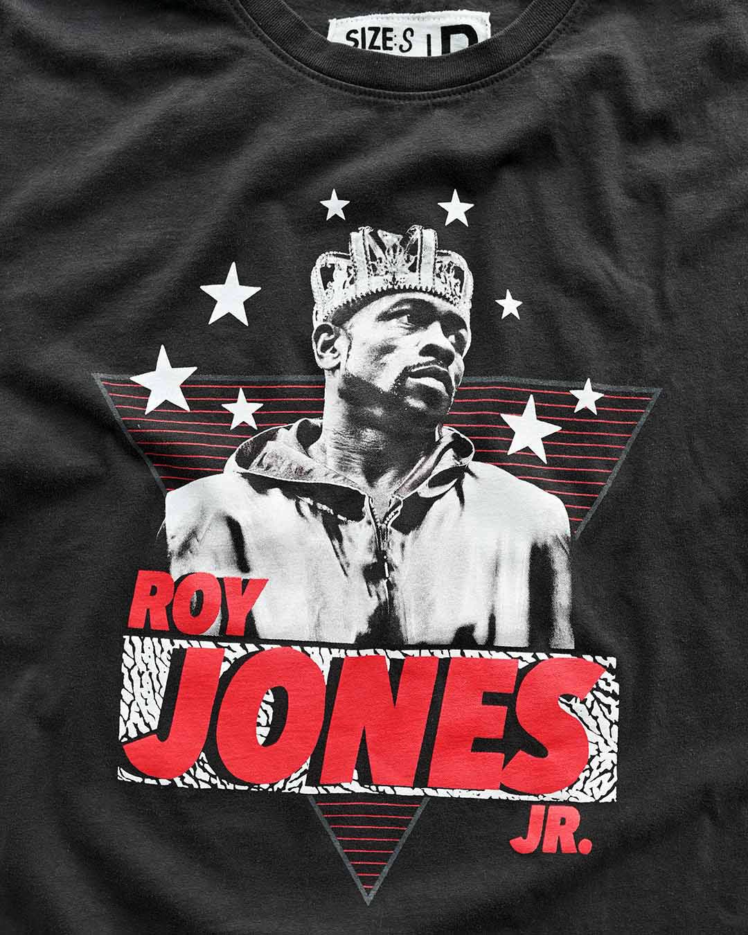 Roy Jones Jr. 9x Champ Black Tee - Roots of Fight