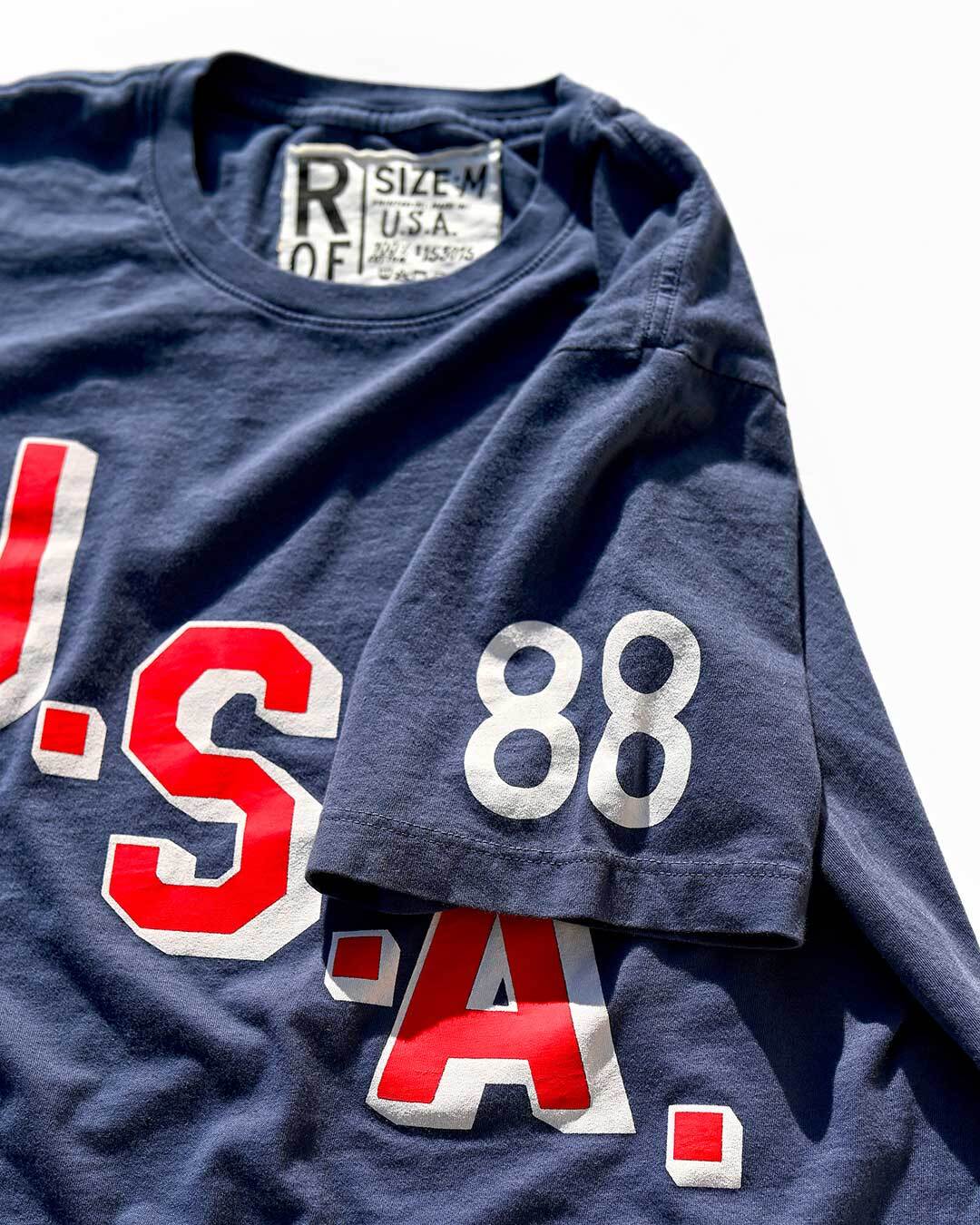 Roy Jones Jr. USA &#39;88 Navy Tee - Roots of Fight