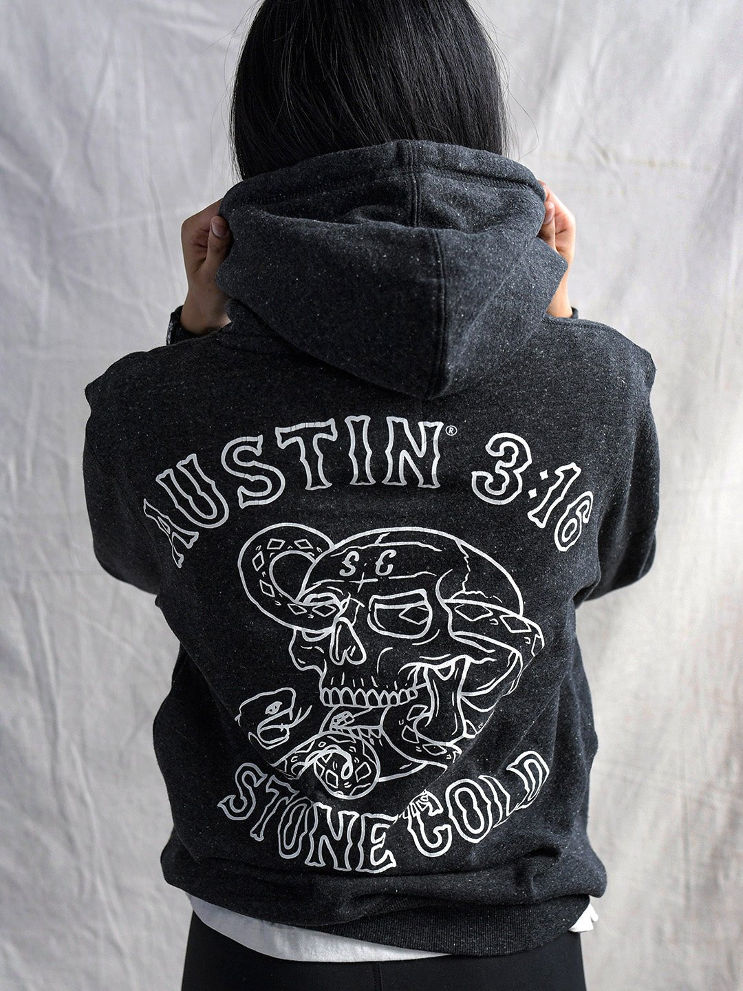 Stone Cold Austin 3:16 Black PO Hoody