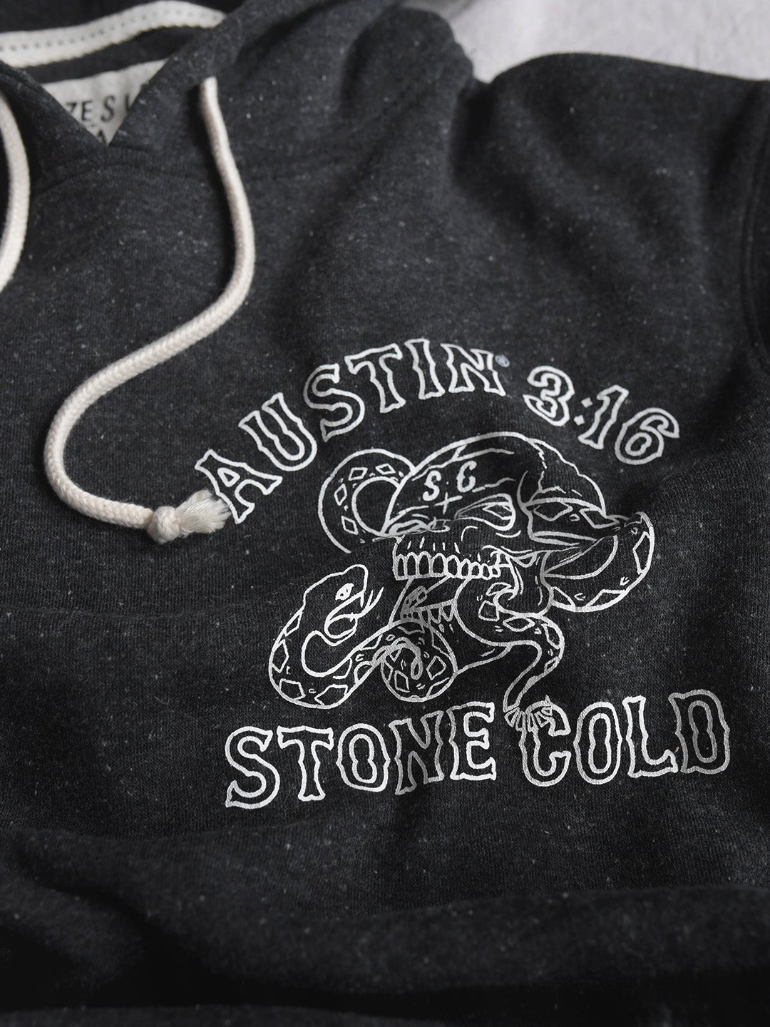 Stone Cold Austin 3:16 Black PO Hoody - Roots of Fight