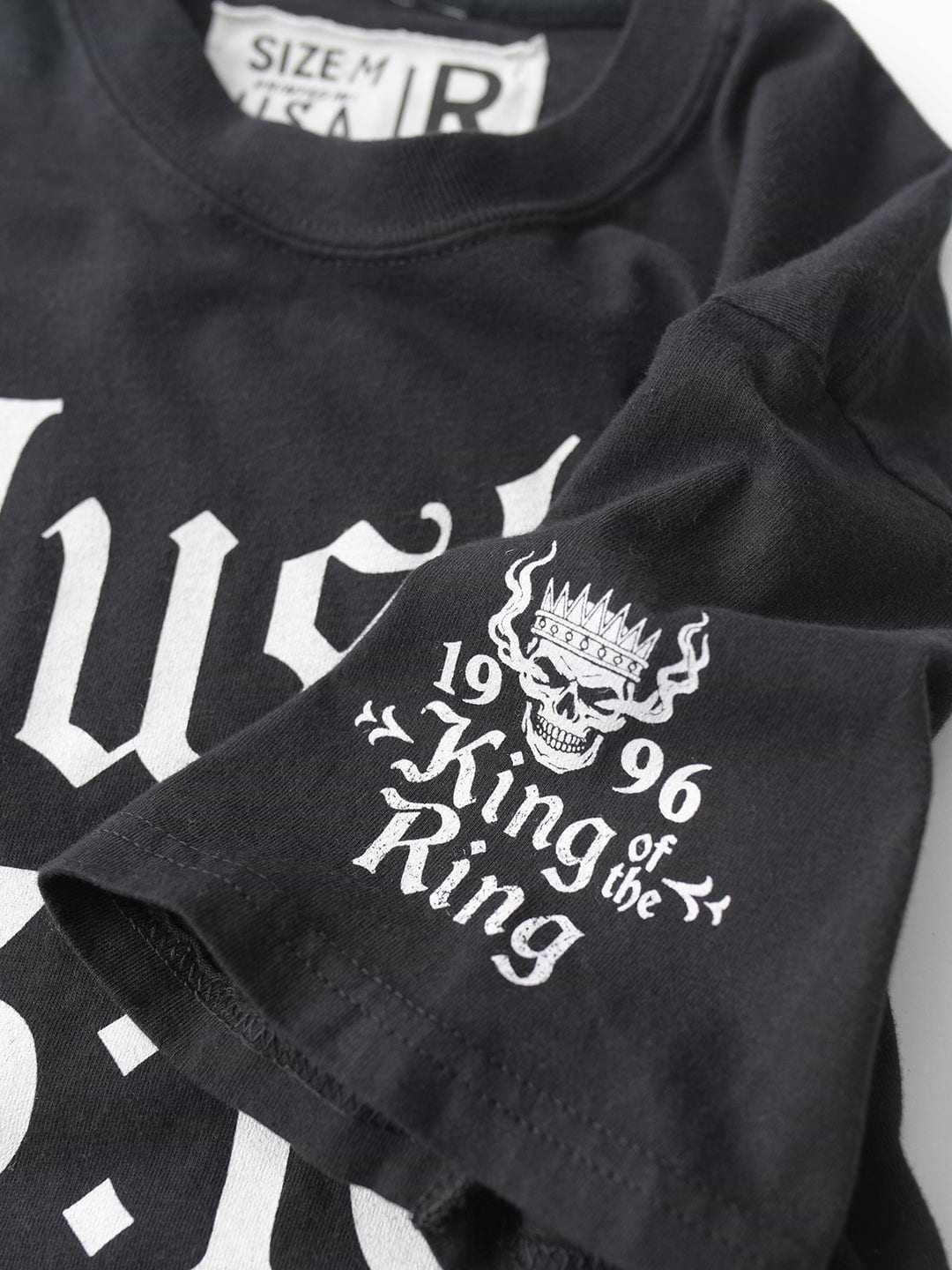 Stone Cold King '96 Black Midweight Tee - Roots of Fight