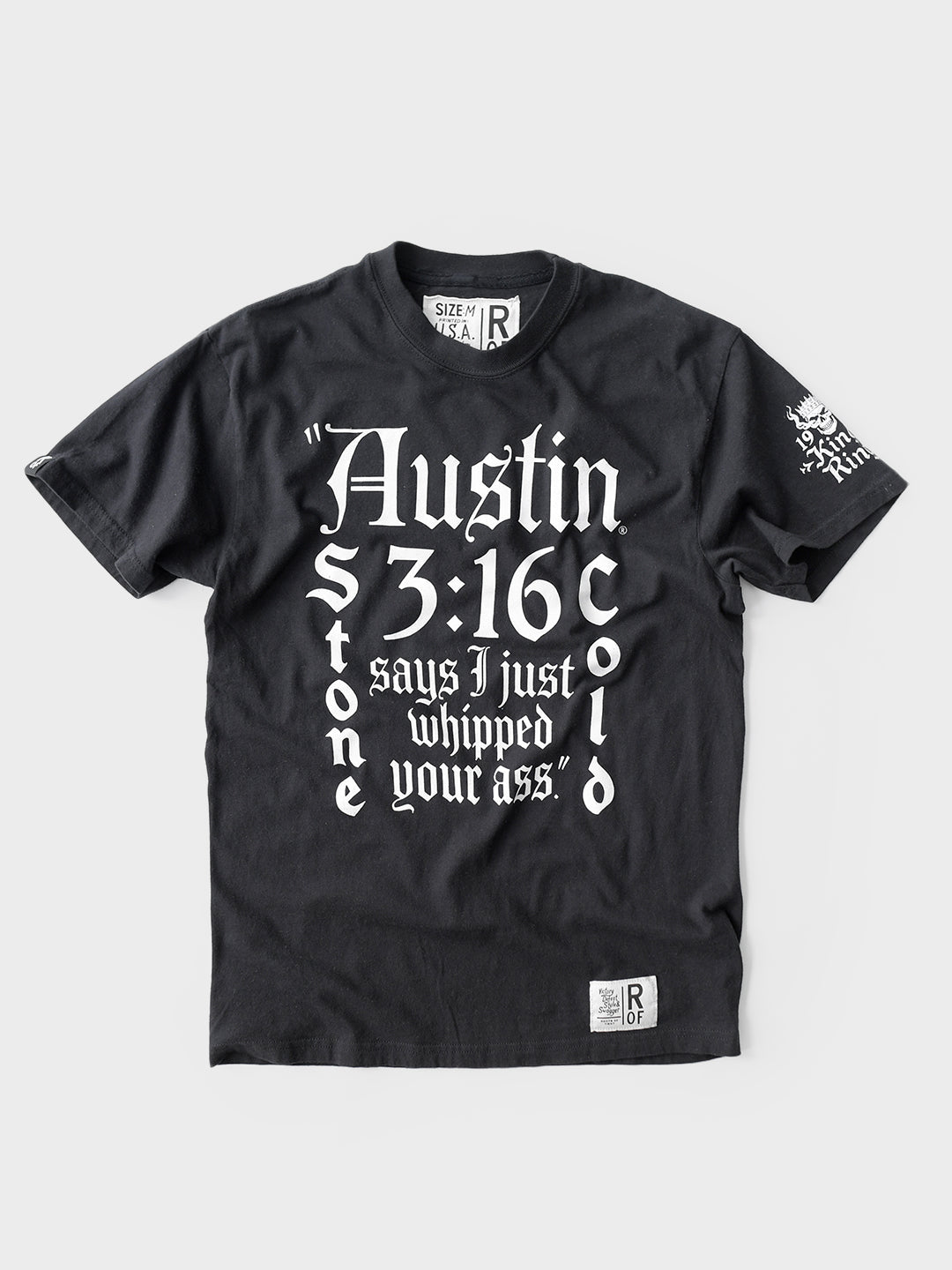 Stone Cold King '96 Black Midweight Tee