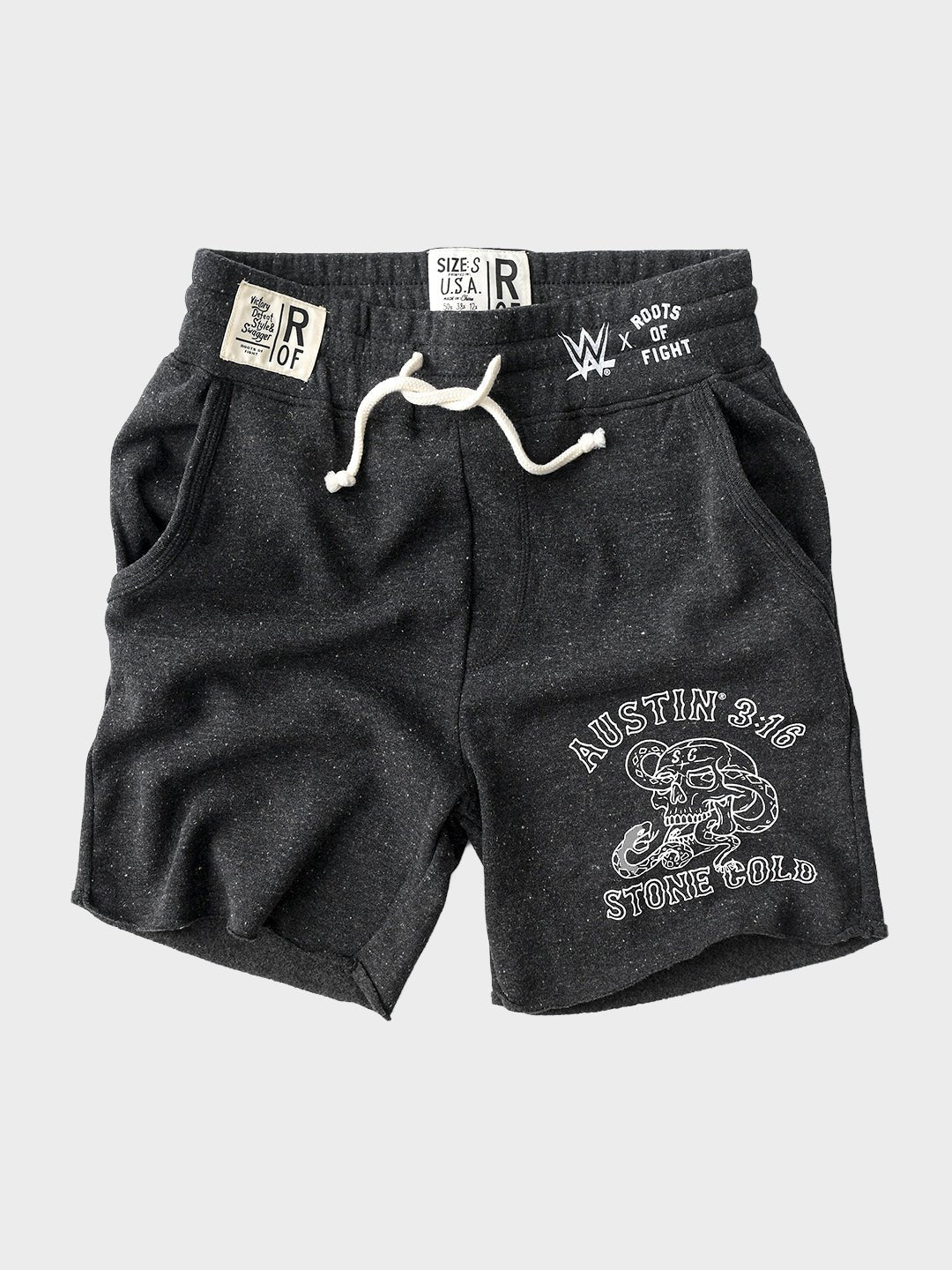 Stone Cold Steve Austin 3:16 Black Shorts - Roots of Fight