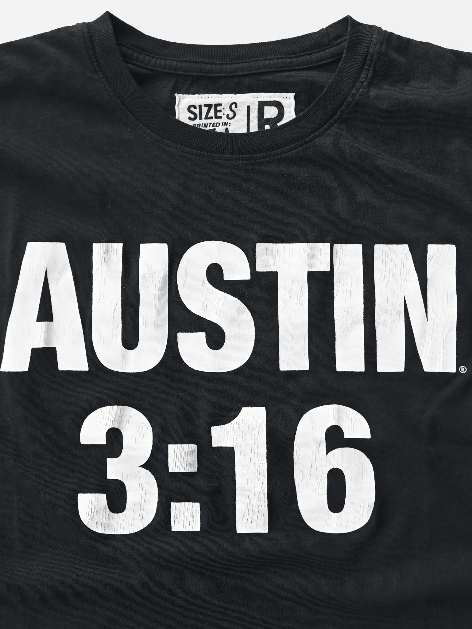 Stone Cold Steve Austin 3:16 Black Tee - Roots of Fight