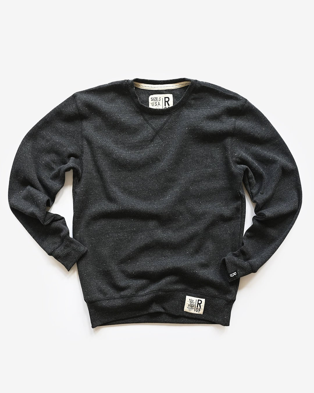 Supersoft Midweight Heather Black Sweatshirt - Roots of Fight