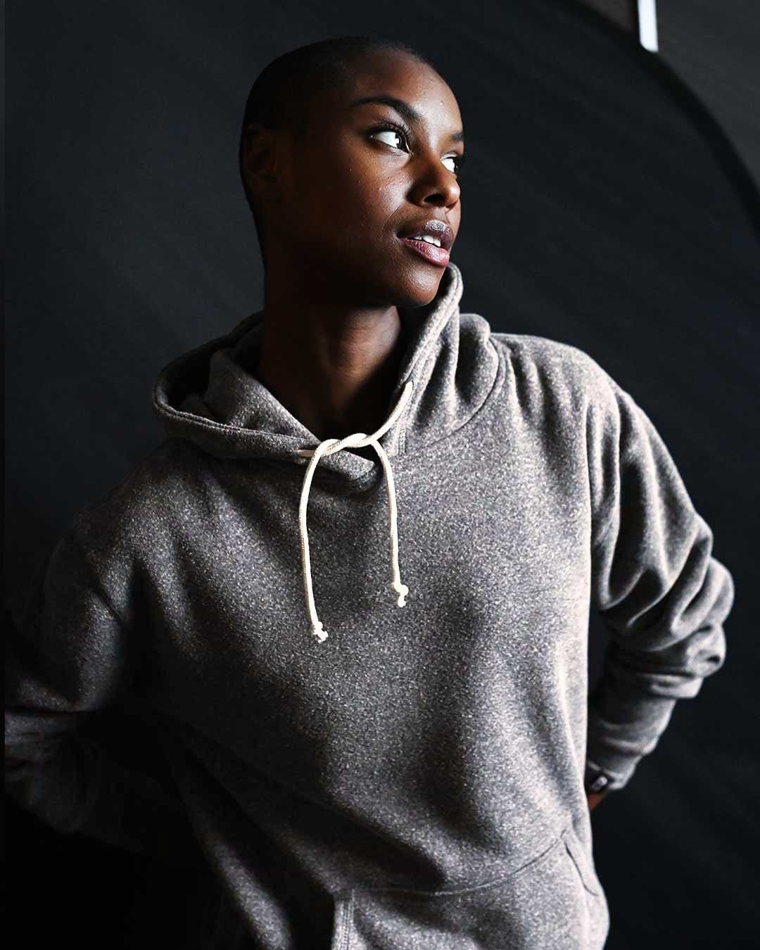 Supersoft Midweight Heather Grey Hoody - Roots of Fight