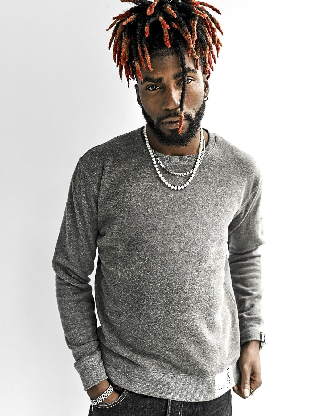 Supersoft Midweight Heather Grey Sweatshirt - Roots of Fight