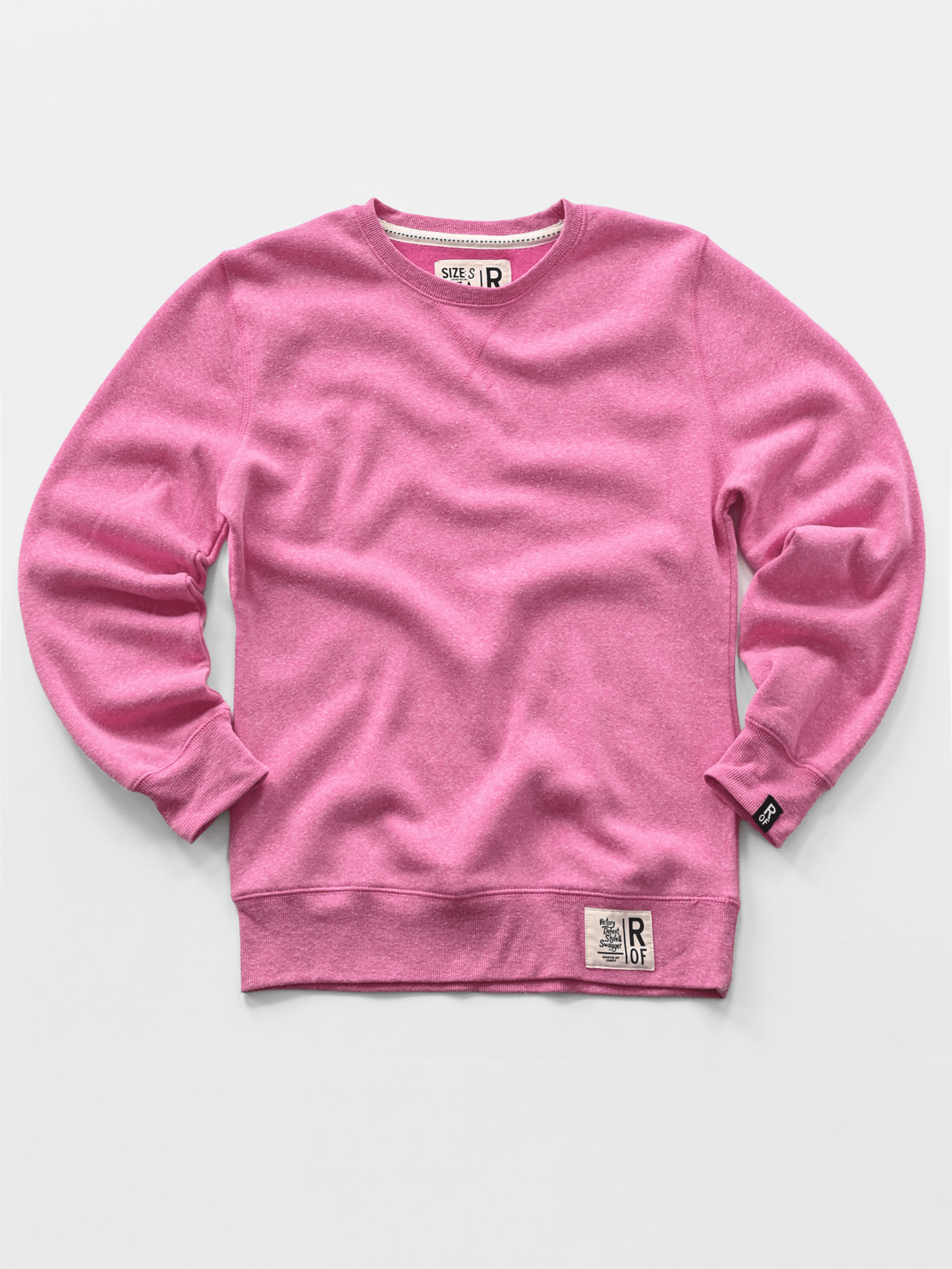 Supersoft Midweight Heather Pink Sweatshirt - Roots of Fight