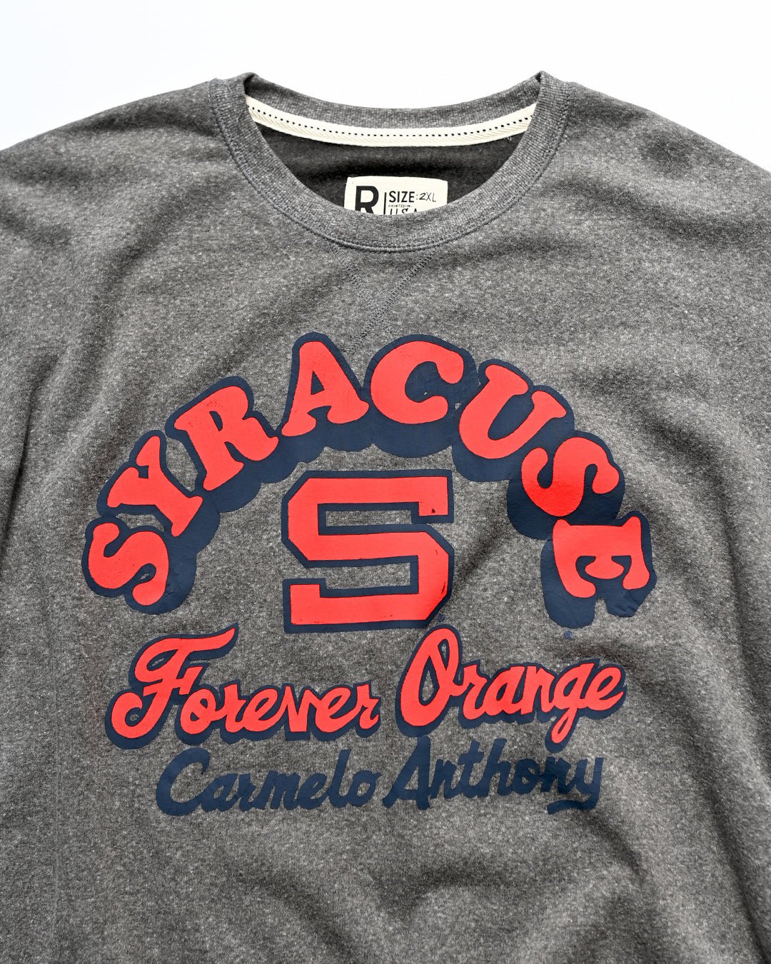 SYR - C. Anthony Forever Orange Grey Sweatshirt - Roots of Fight