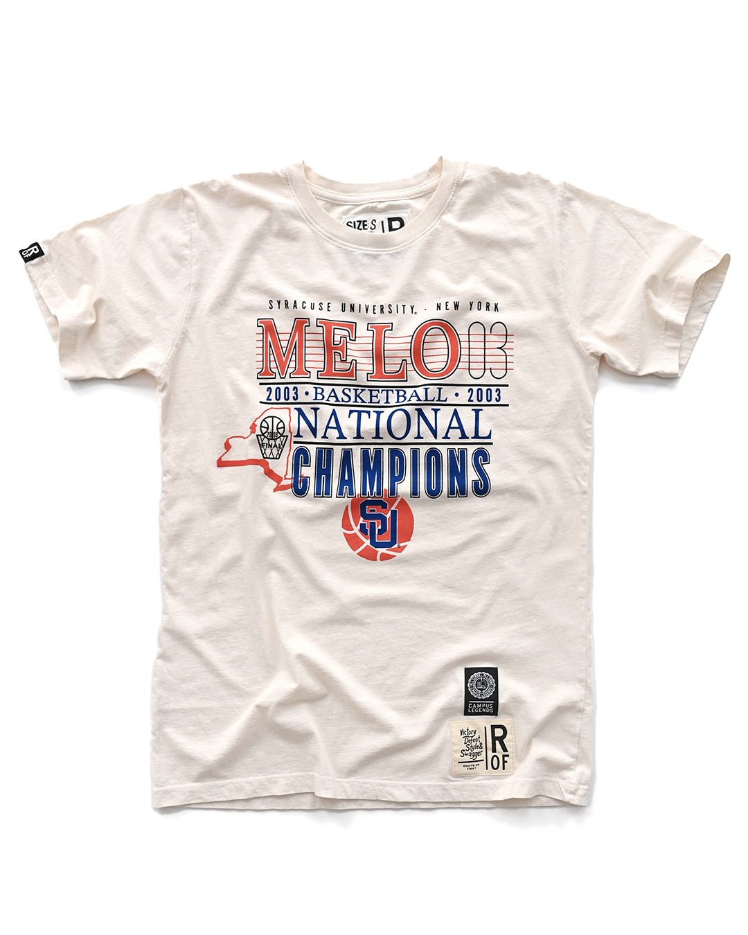 SYR - Carmelo Anthony National Champions White Tee - Roots of Fight