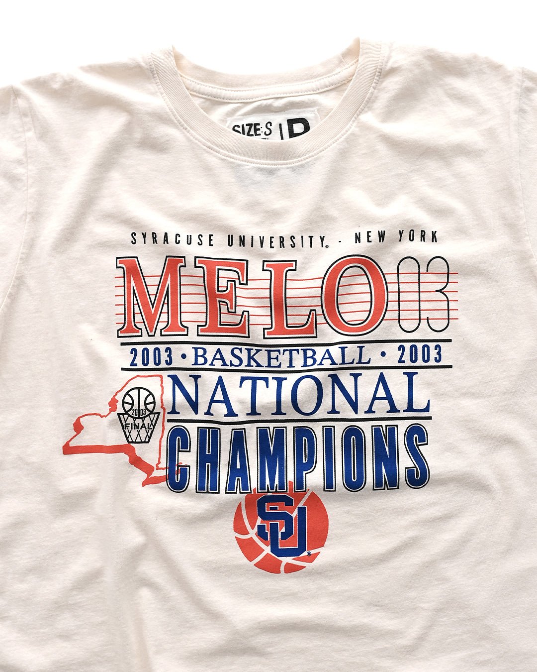 SYR - Carmelo Anthony National Champions White Tee - Roots of Fight