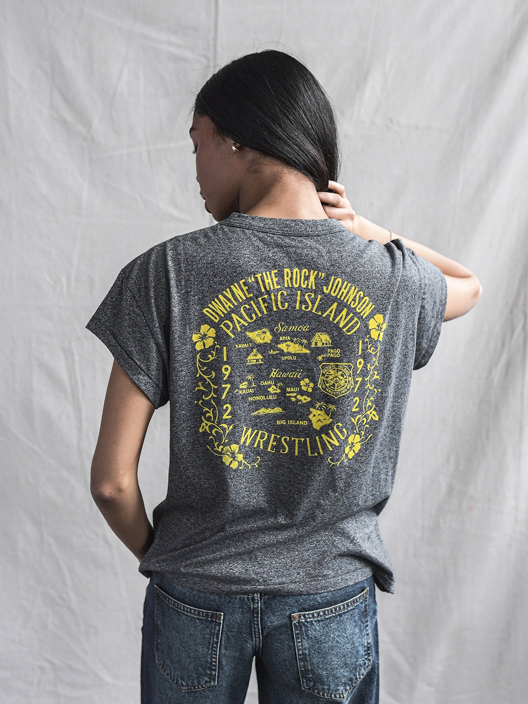 The Rock People's Champ Black Women's Tee - Roots of Fight