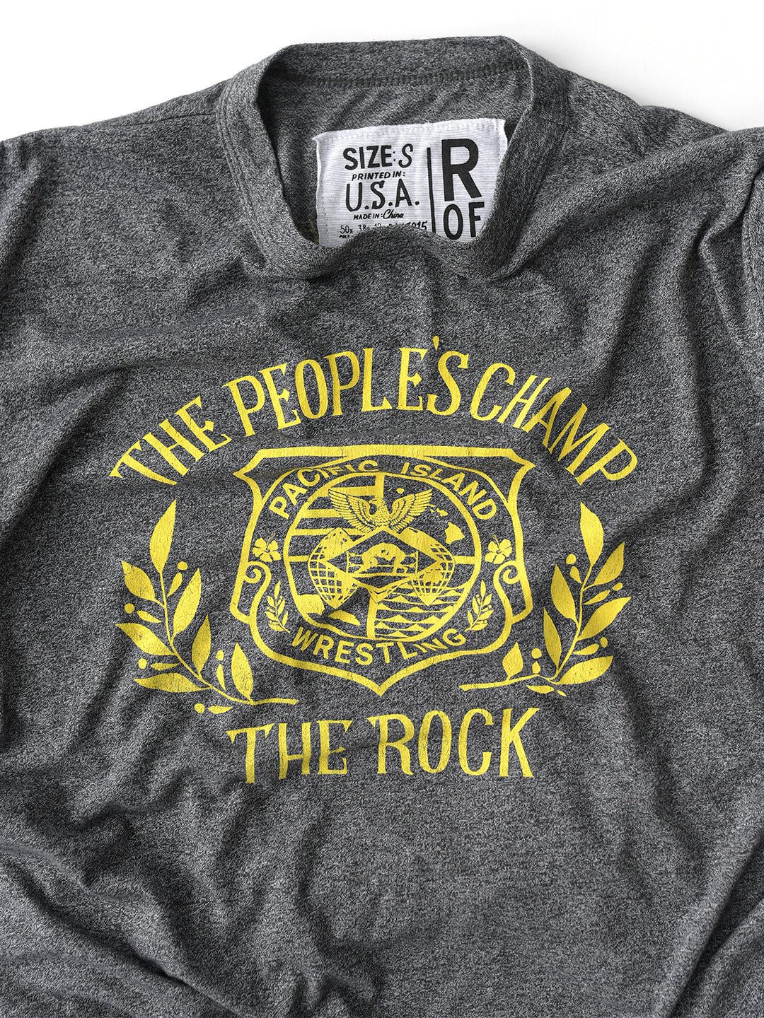 The Rock People's Champ Black Women's Tee - Roots of Fight