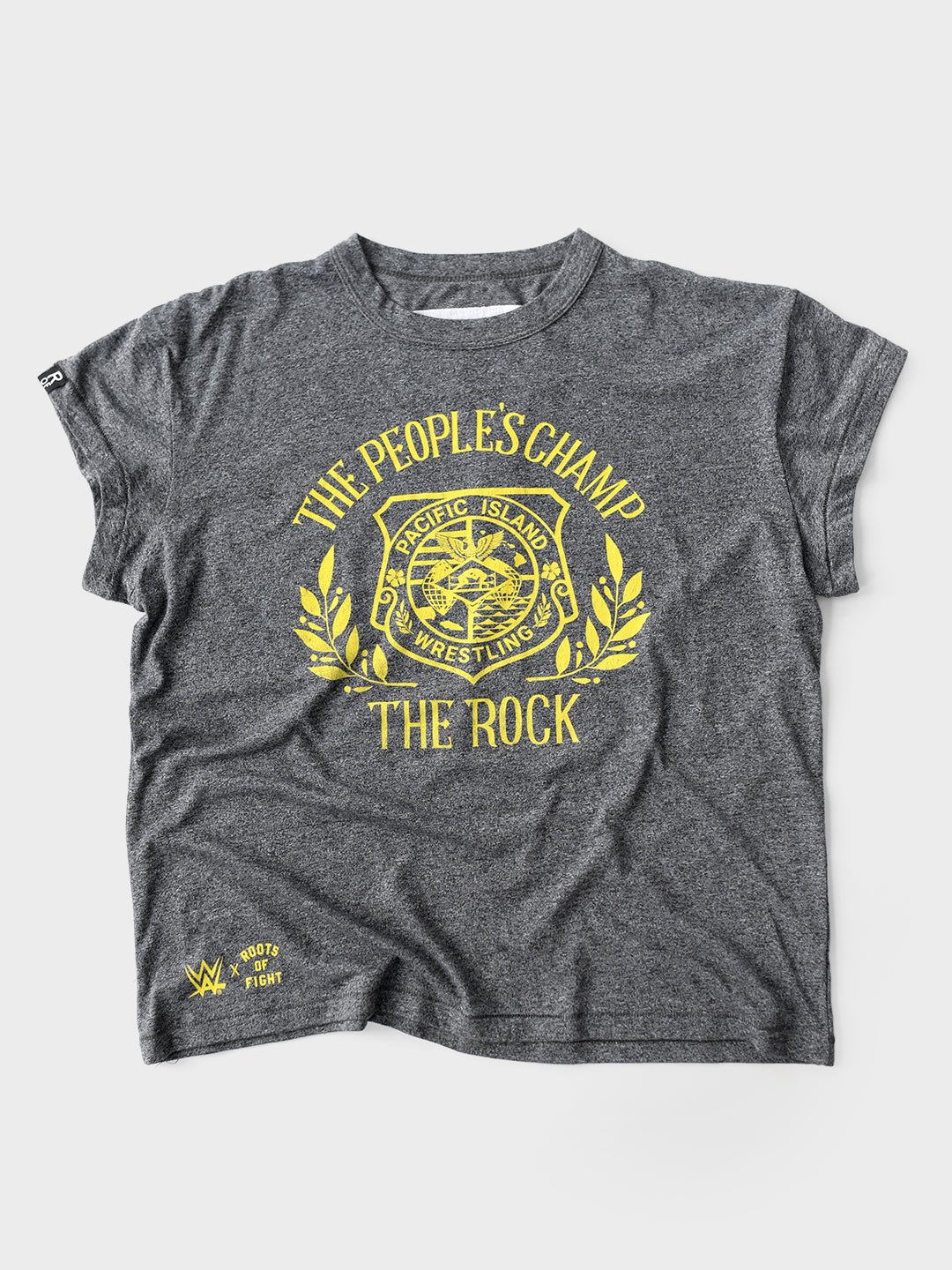 The Rock People's Champ Black Women's Tee - Roots of Fight
