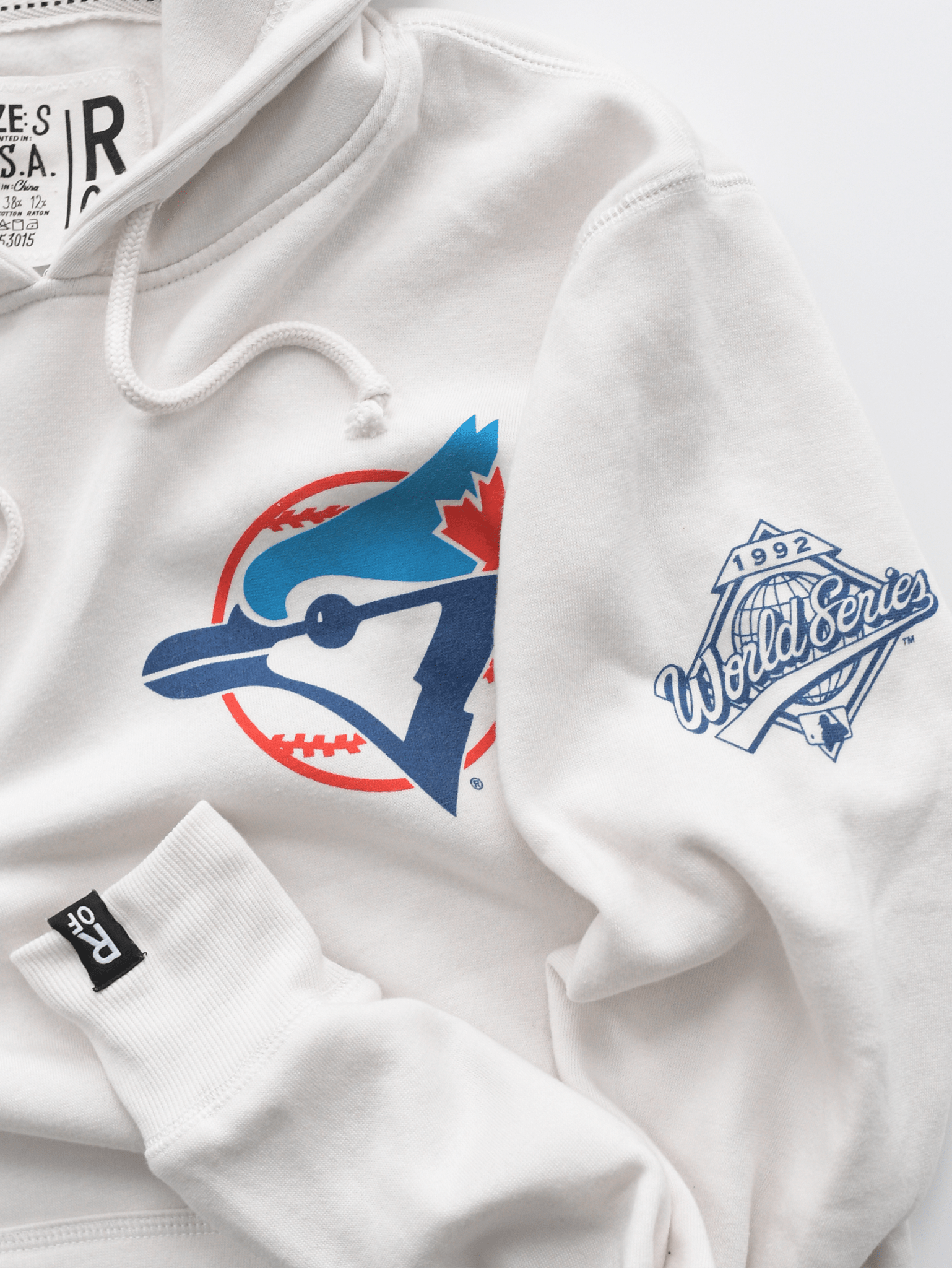 TOR Blue Jays '92 Champs White PO Hoody - Roots of Fight