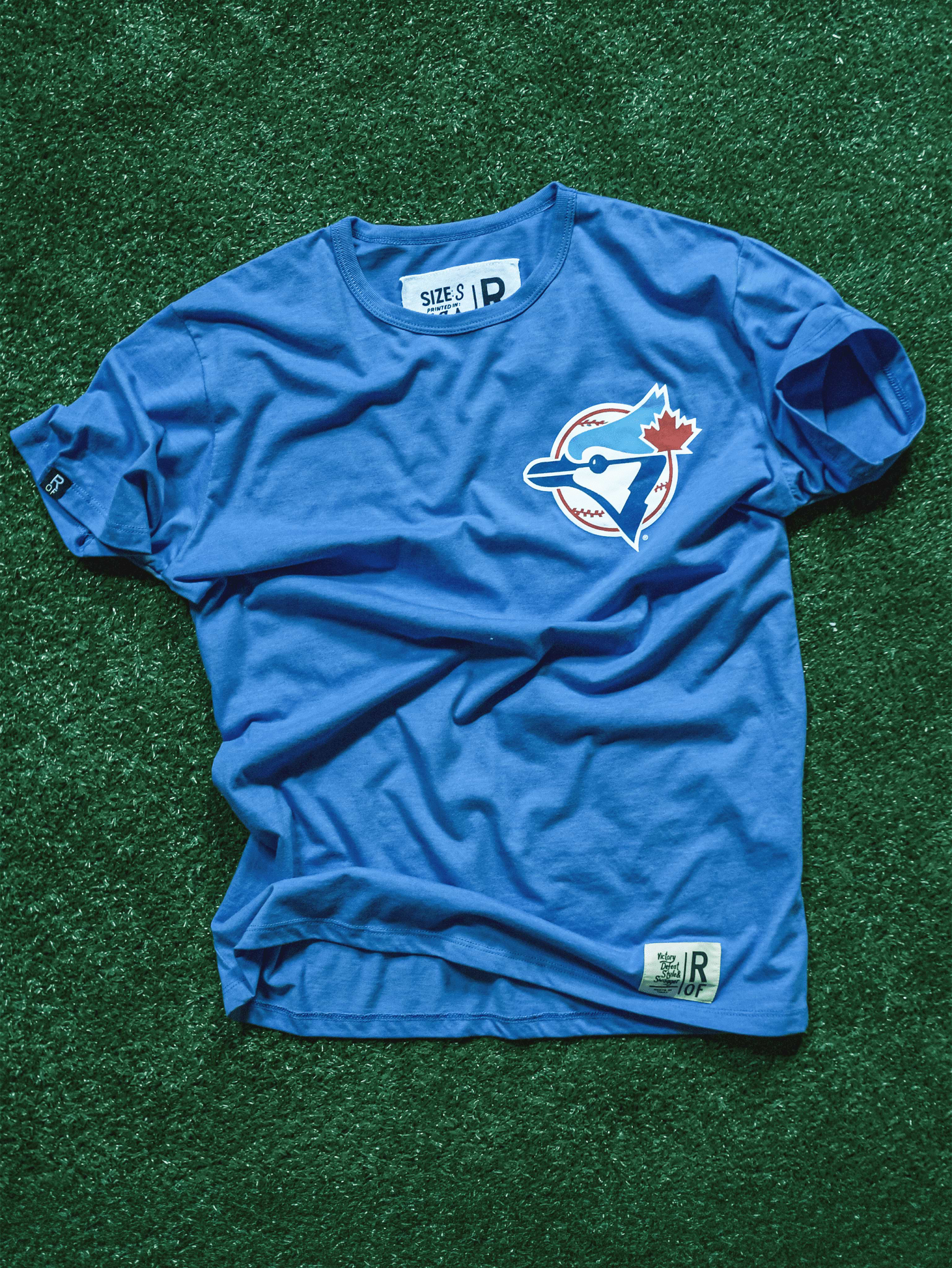 TOR Blue Jays '92 World Champs Blue Triblend Tee - Roots of Fight