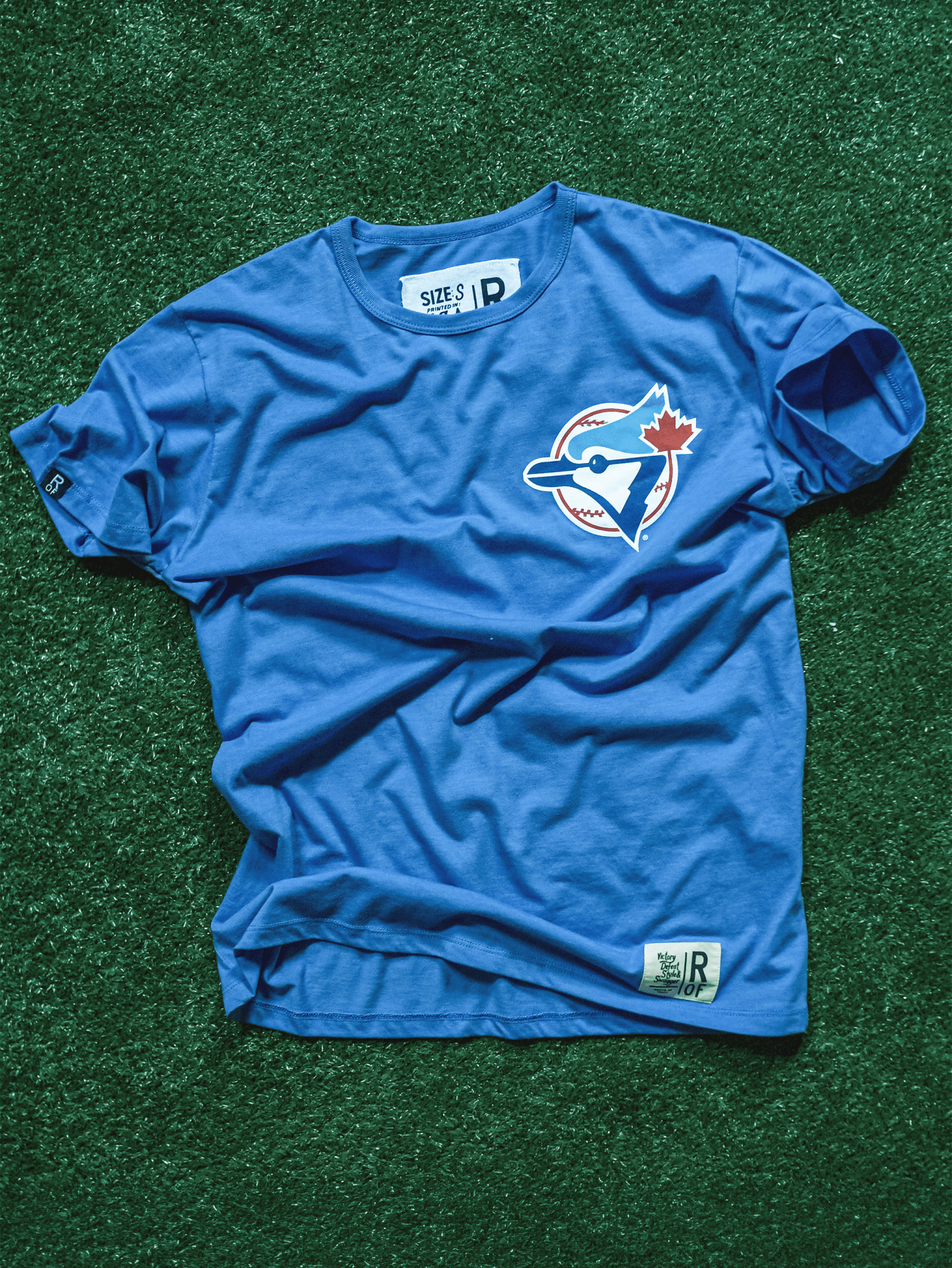 TOR Blue Jays '92 World Champs Blue Triblend Tee - Roots of Fight