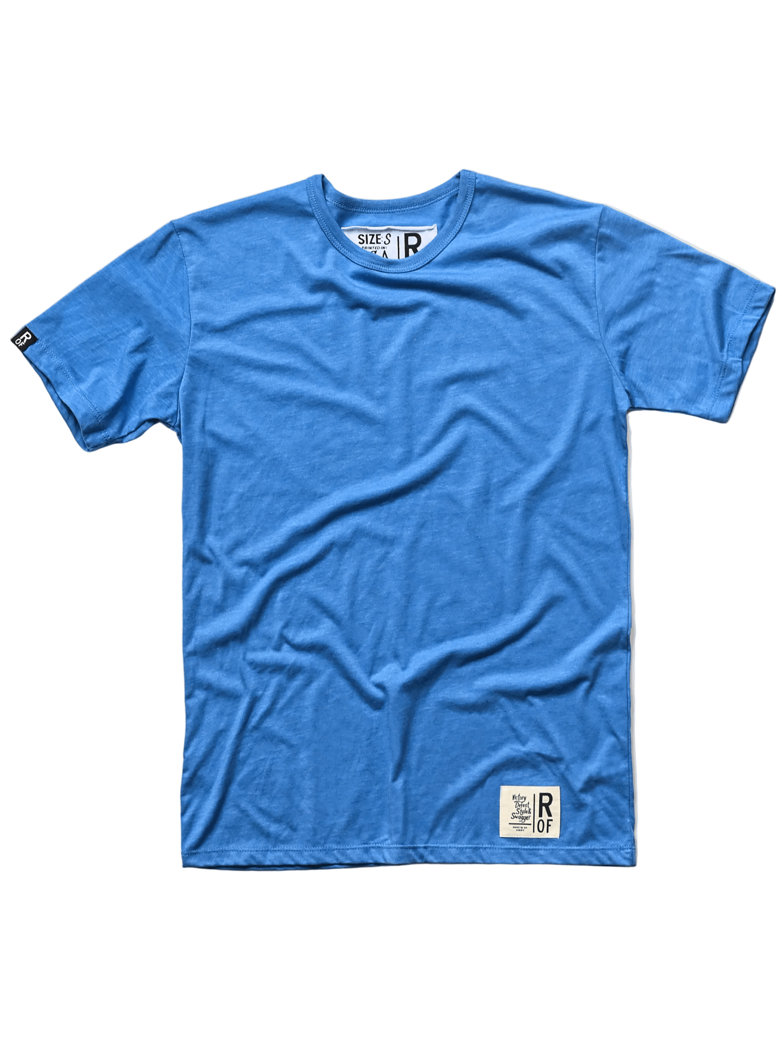 Triblend Blue Tee - Roots of Fight