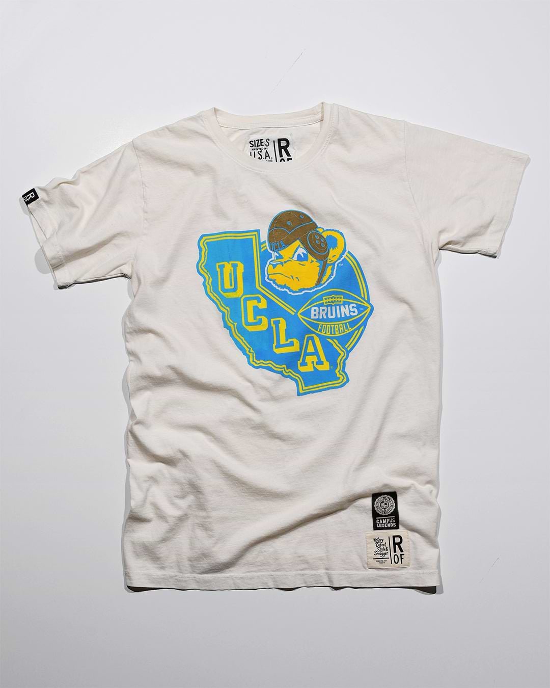 UCLA - Bruins Football White Tee - Roots of Fight