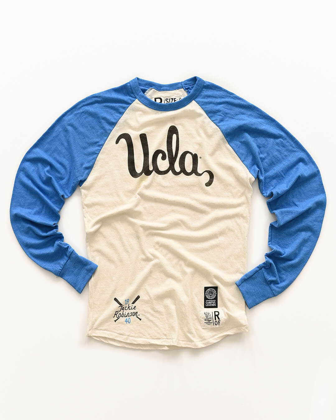 UCLA - Robinson Blue #42 Raglan Tee - Roots of Fight