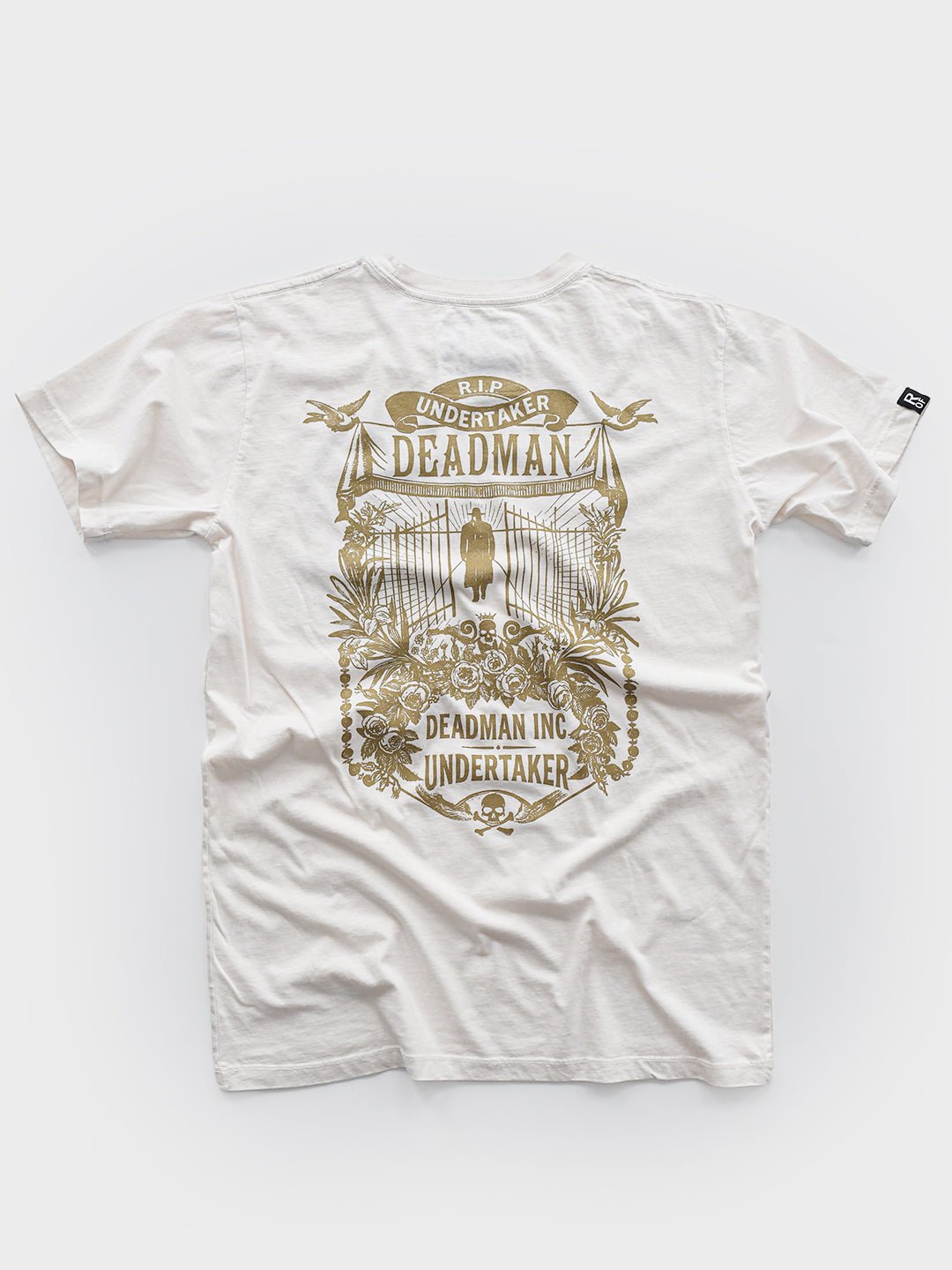 Undertaker Deadman Inc. White Tee - Roots of Fight