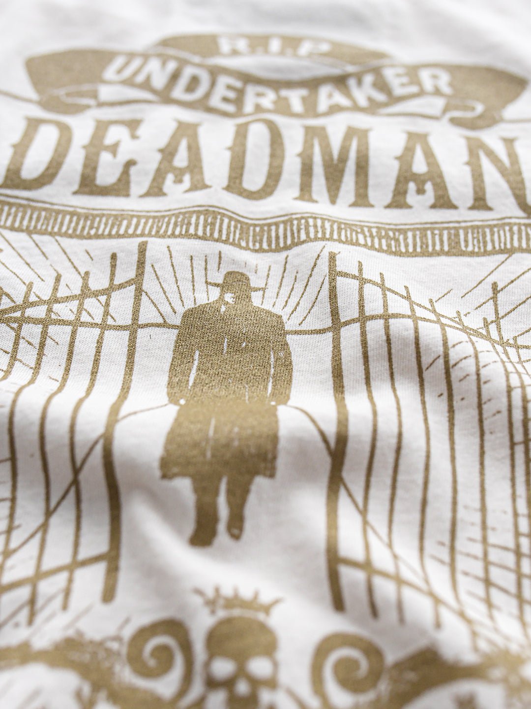 Undertaker Deadman Inc. White Tee - Roots of Fight