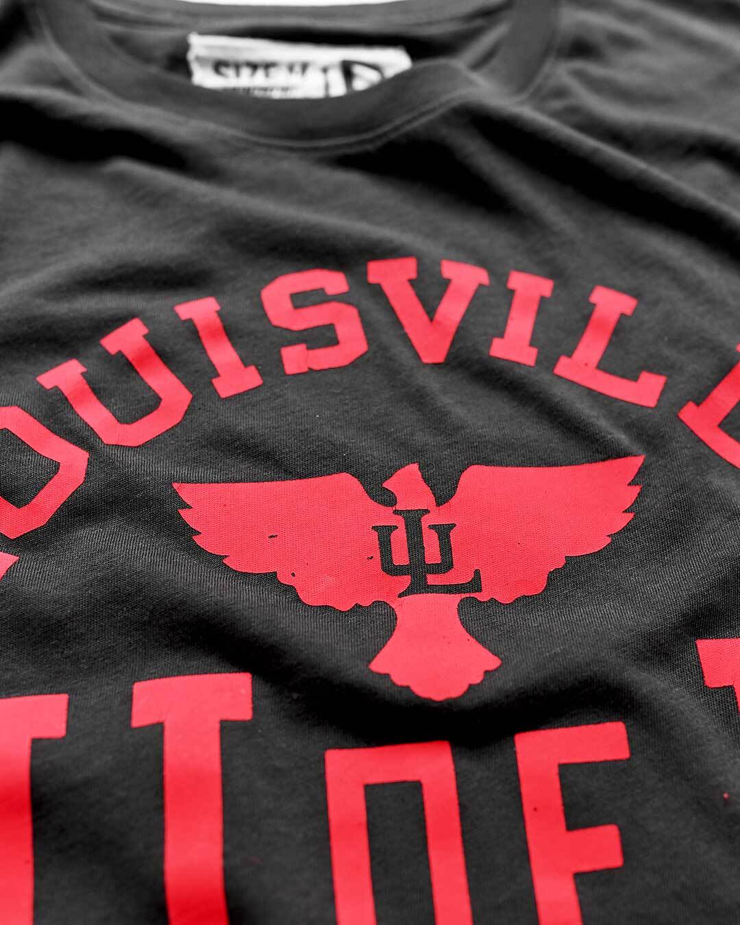 UofL - Louisville Black Tee - Roots of Fight