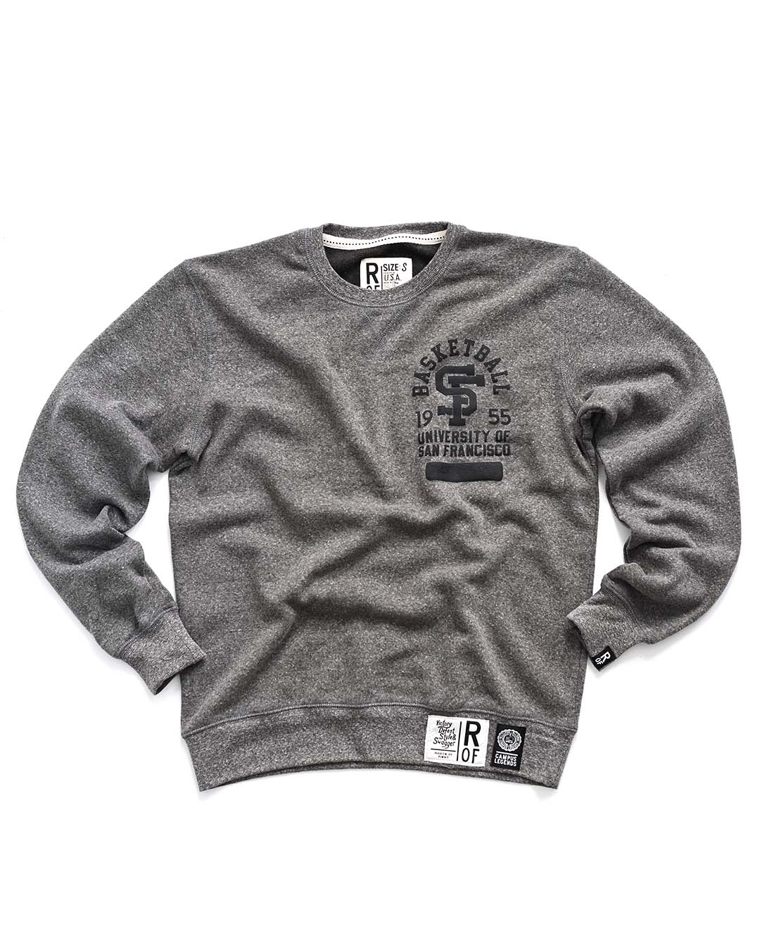 USF - Basketball &#39;55 Grey Sweatshirt - Roots of Fight