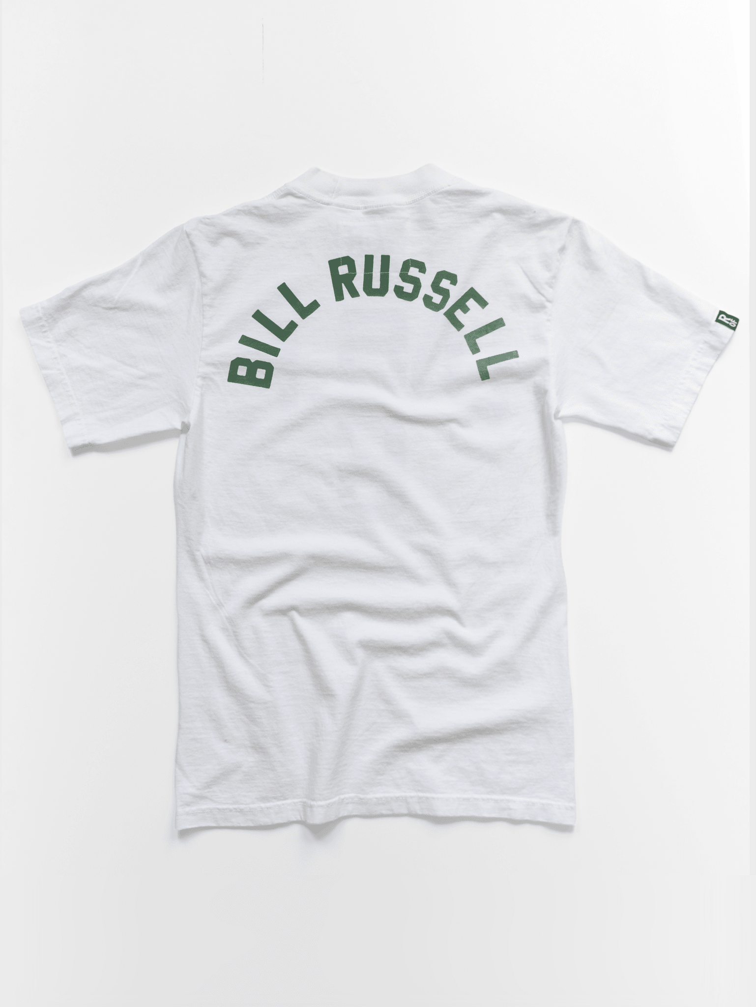 USF - Bill Russell 6 White Heavyweight Tee - Roots of Fight