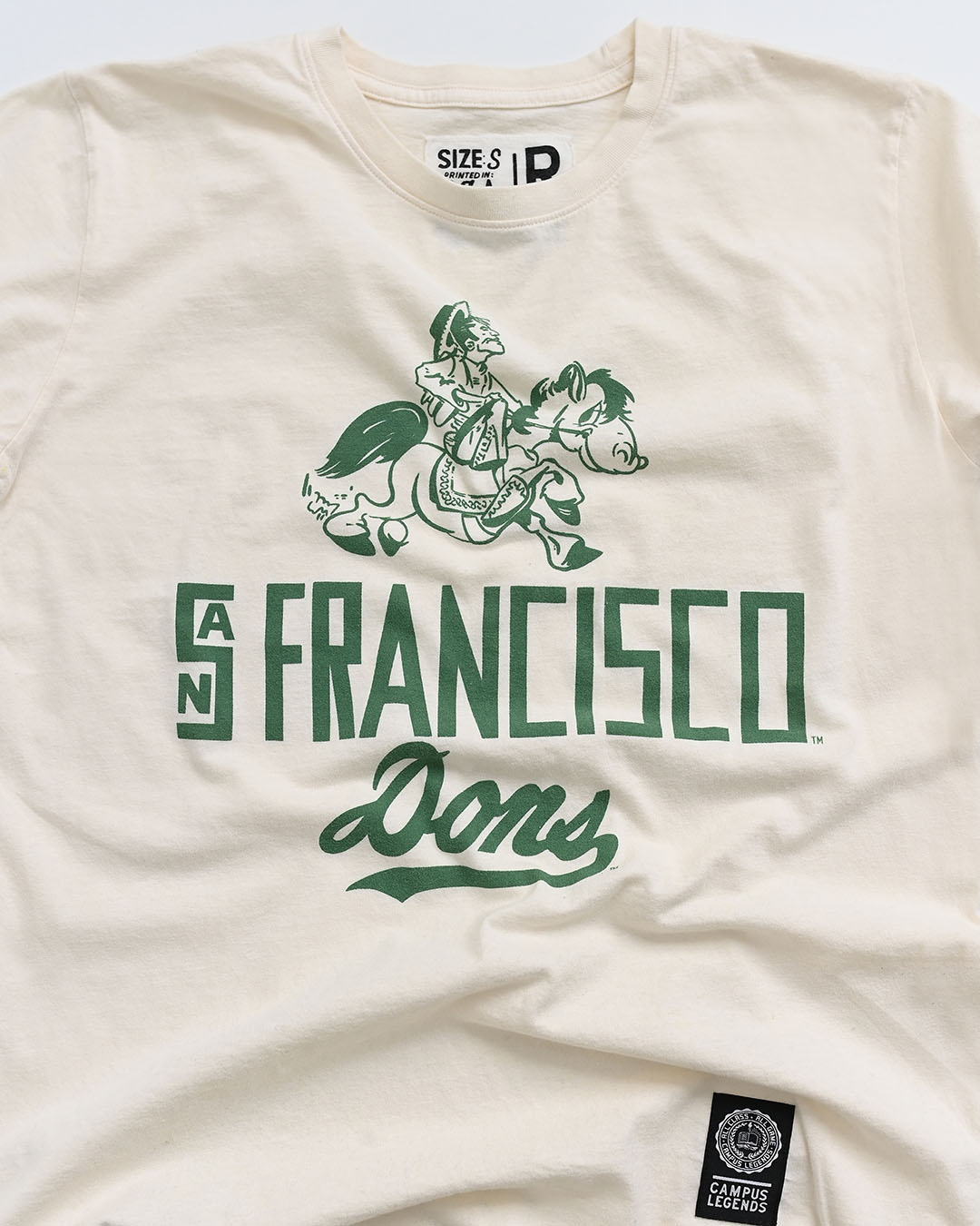 USF - San Francisco Dons White Tee - Roots of Fight