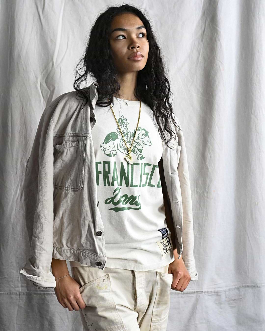 USF - San Francisco Dons White Tee - Roots of Fight