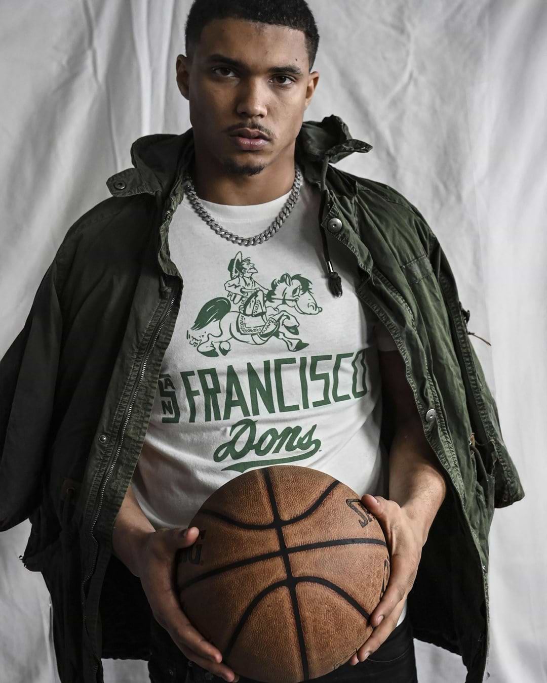 USF - San Francisco Dons White Tee - Roots of Fight