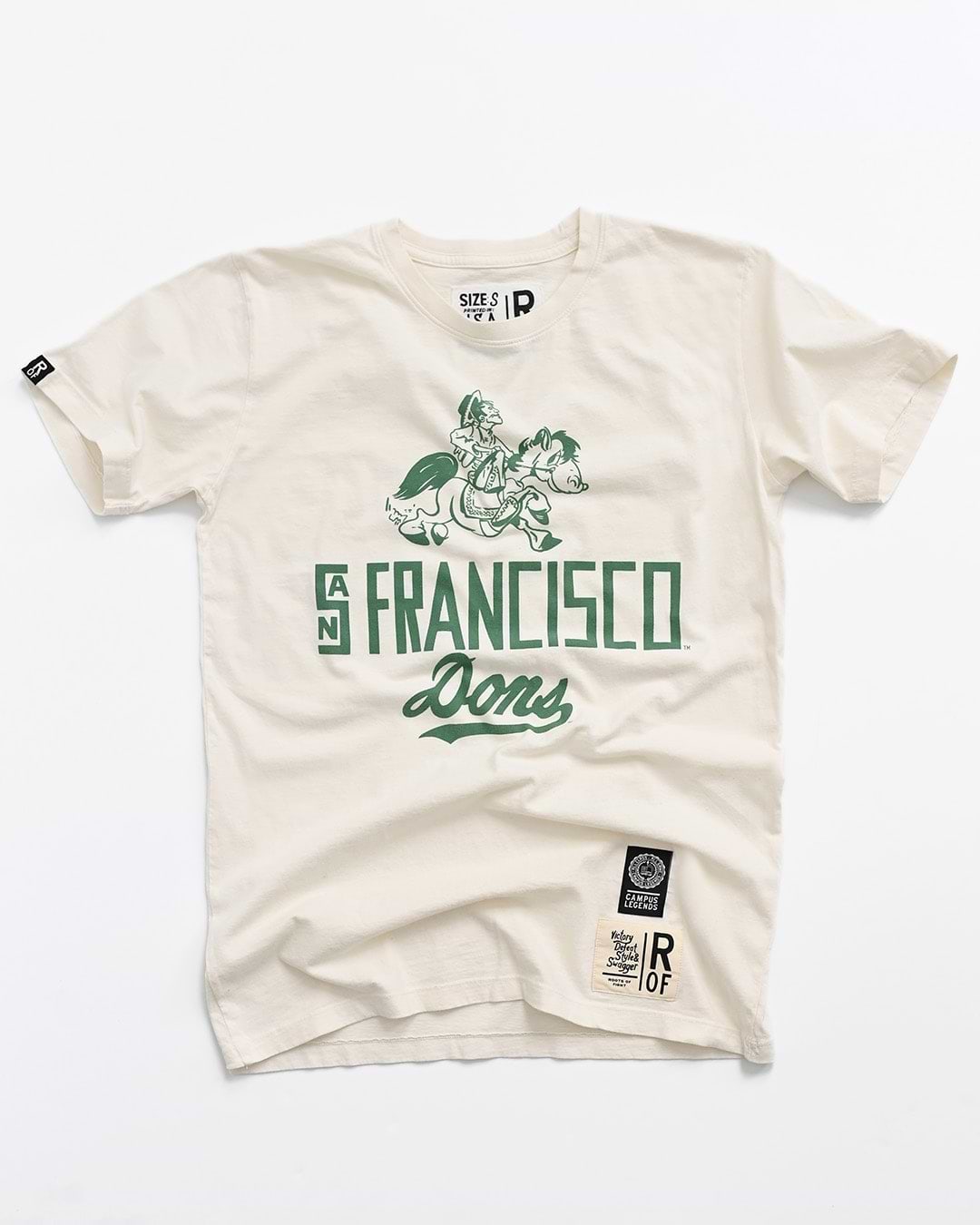 USF - San Francisco Dons White Tee - Roots of Fight