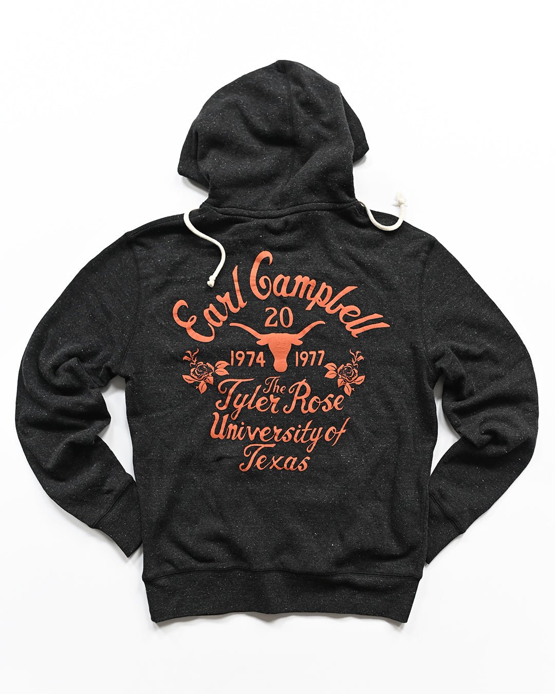 UT - Earl Campbell Tyler Rose Black PO Hoody - Roots of Fight