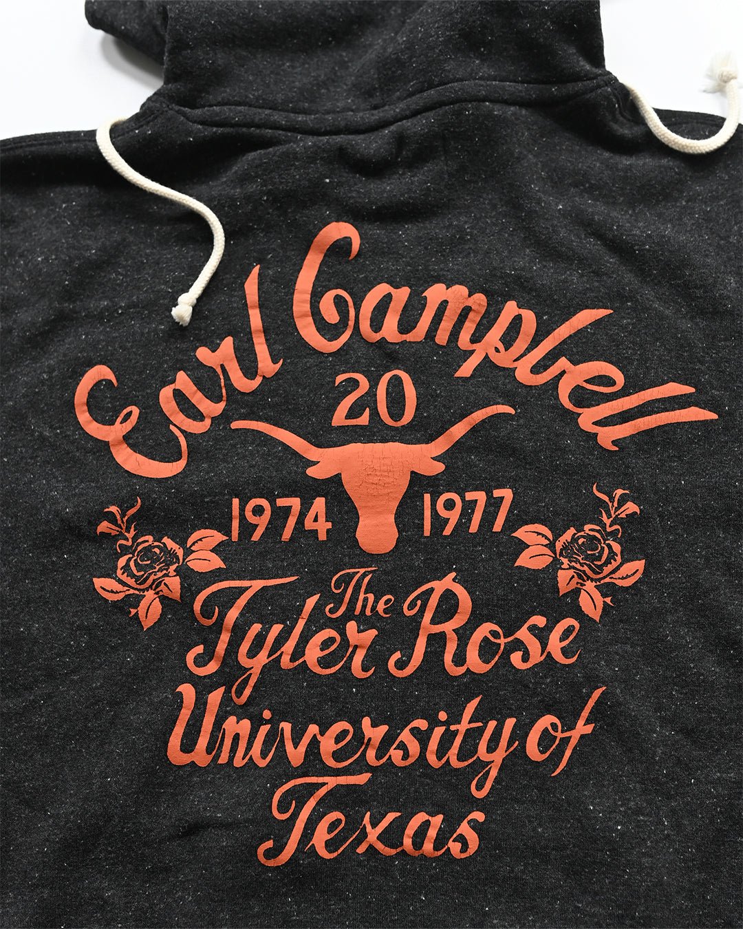UT - Earl Campbell Tyler Rose Black PO Hoody - Roots of Fight