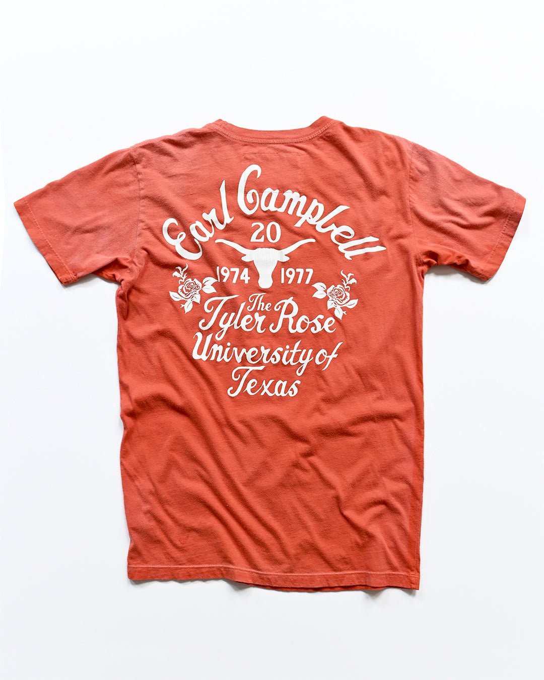 UT - Earl Campbell Tyler Rose Orange Tee - Roots of Fight