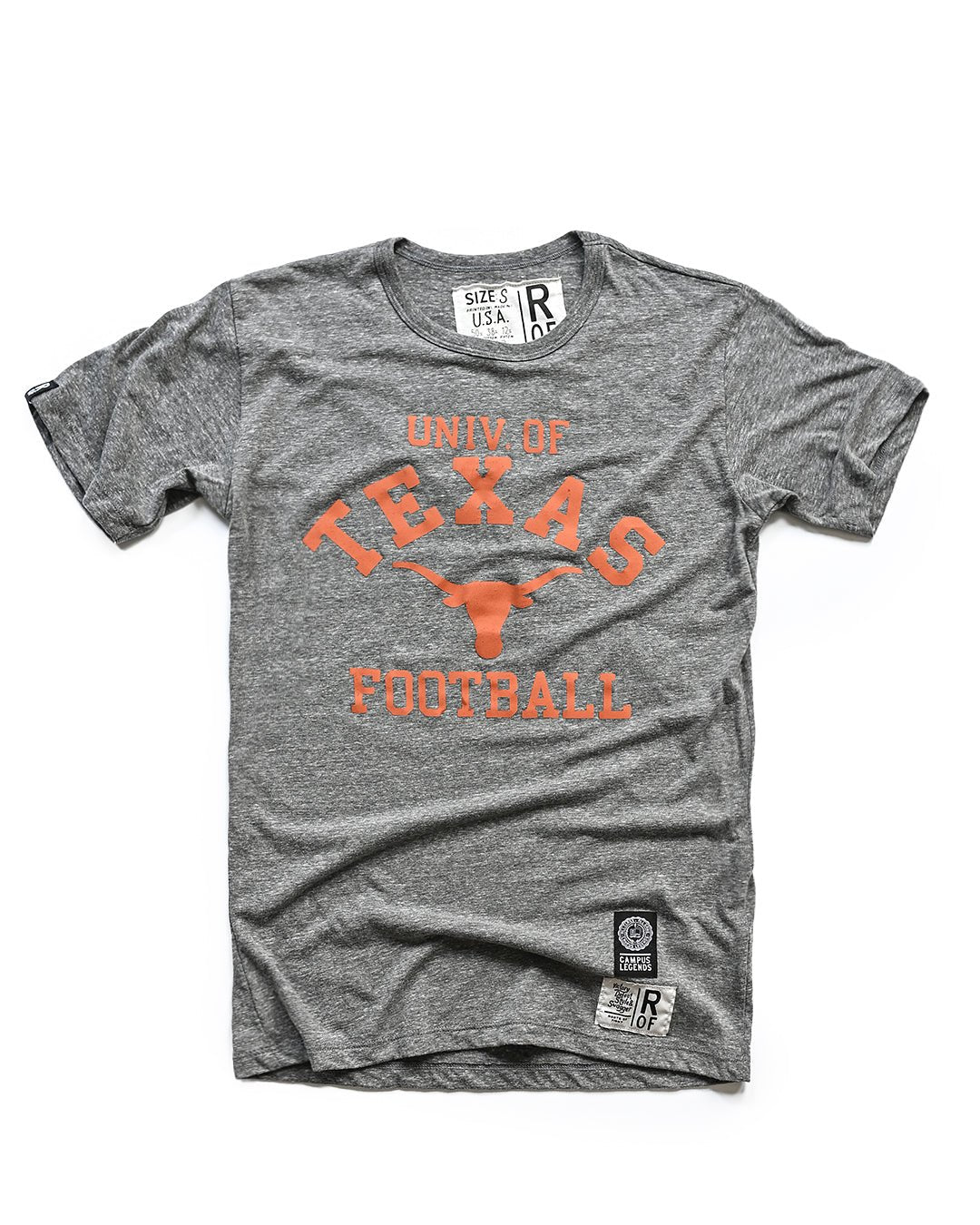 UT - Longhorns Football Grey Triblend Tee