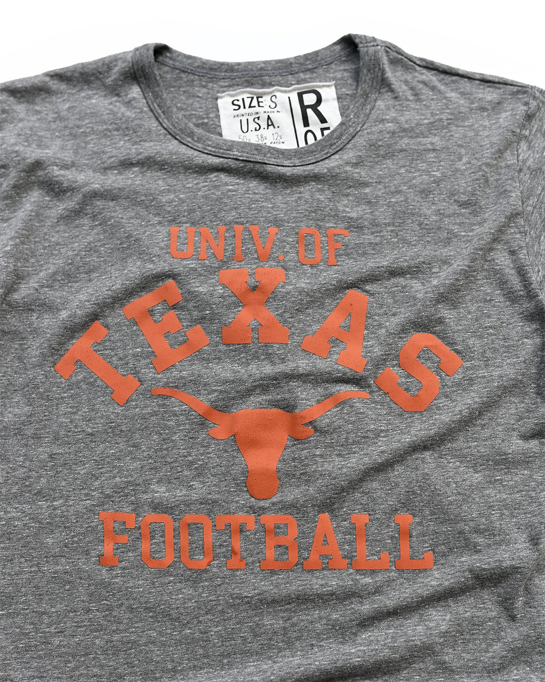 UT - Longhorns Football Grey Triblend Tee - Roots of Fight