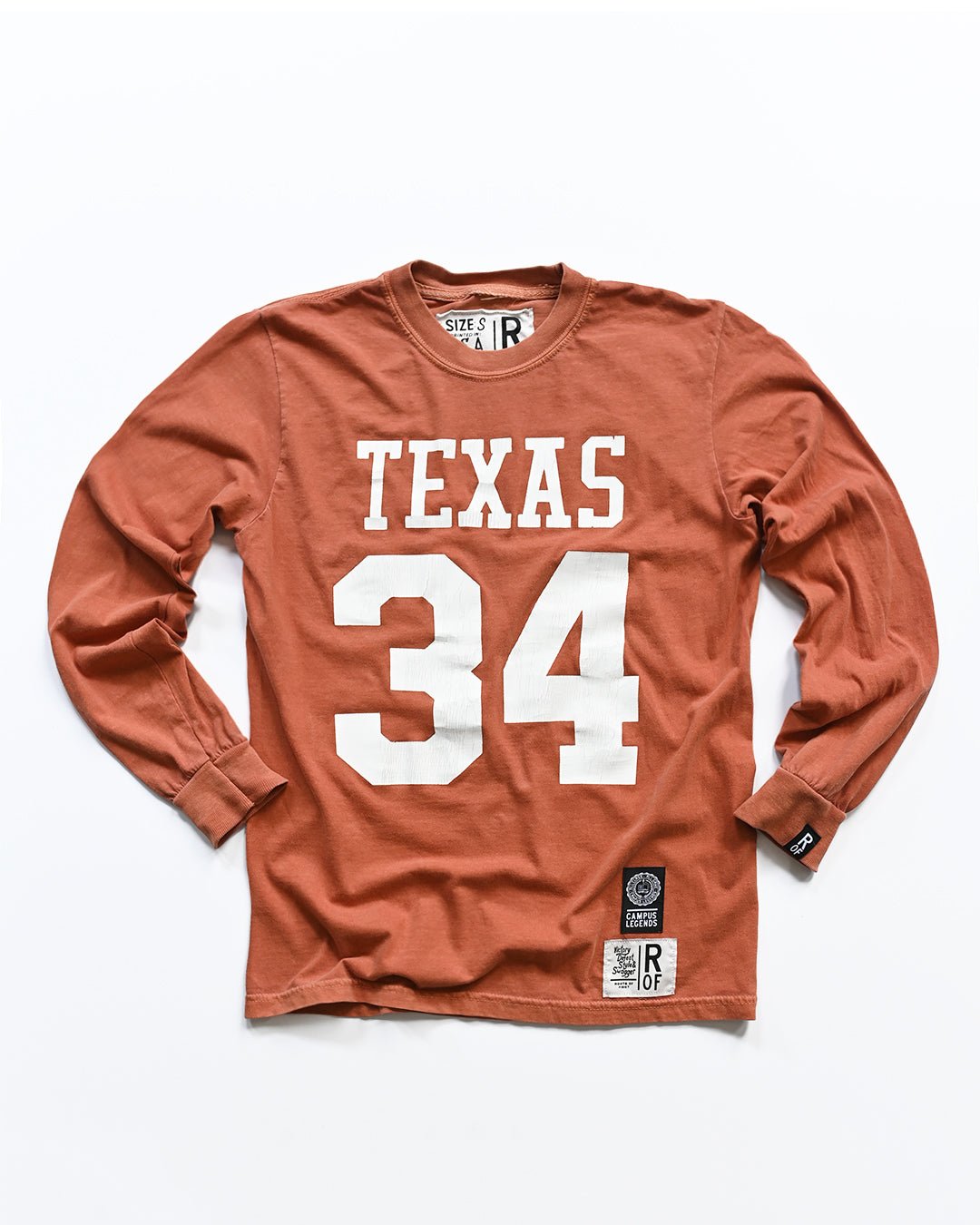 UT - Ricky Williams Texas Footbal Orange Long Sleeve Tee - Roots of Fight