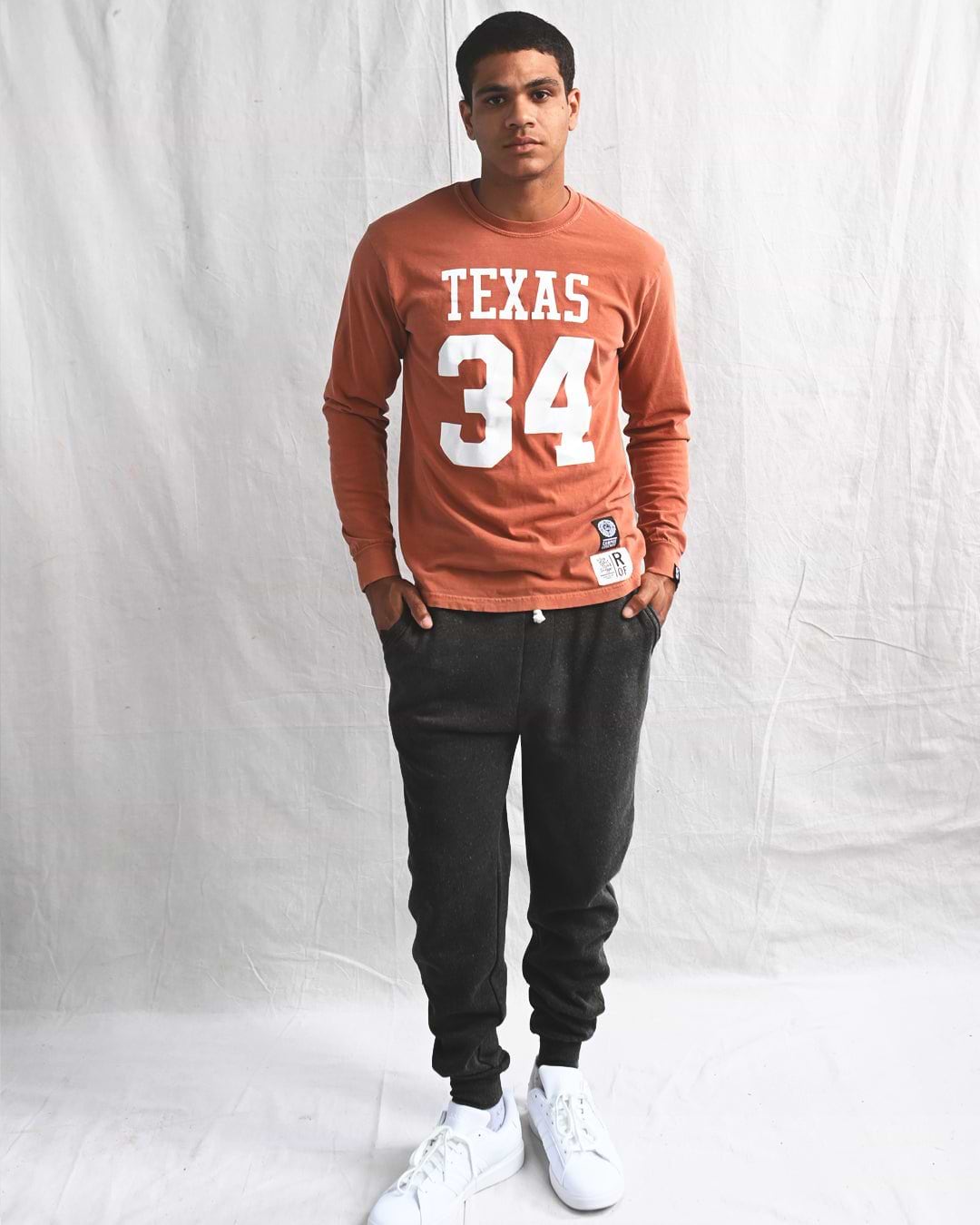 UT - Ricky Williams Texas Footbal Orange Long Sleeve Tee - Roots of Fight