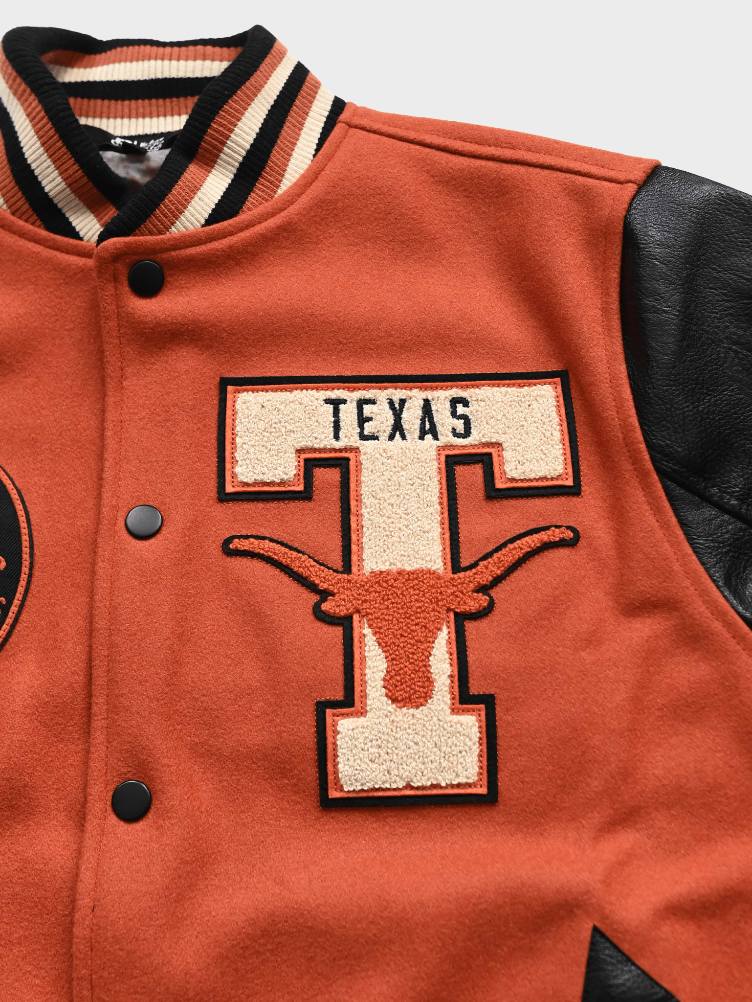 UT - Ricky Williams x Earl Campbell Varsity Jacket - Roots of Fight